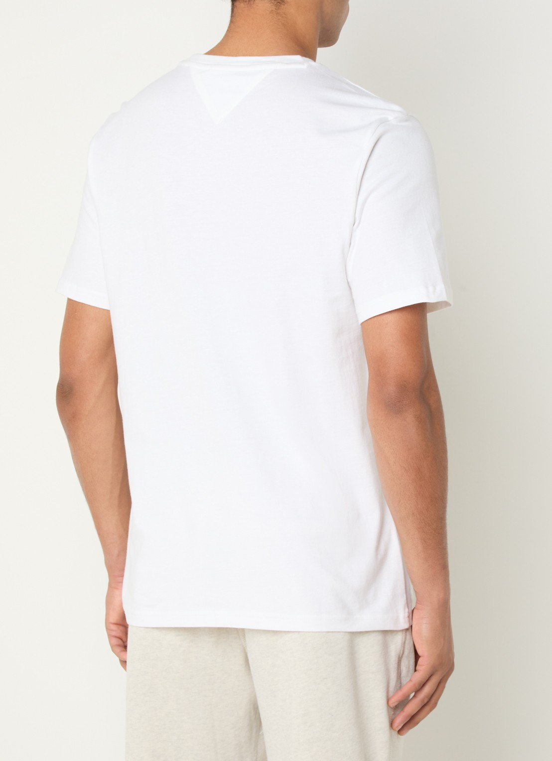 Tommy Hilfiger T-shirt met logoprint - achterkant 8 wit