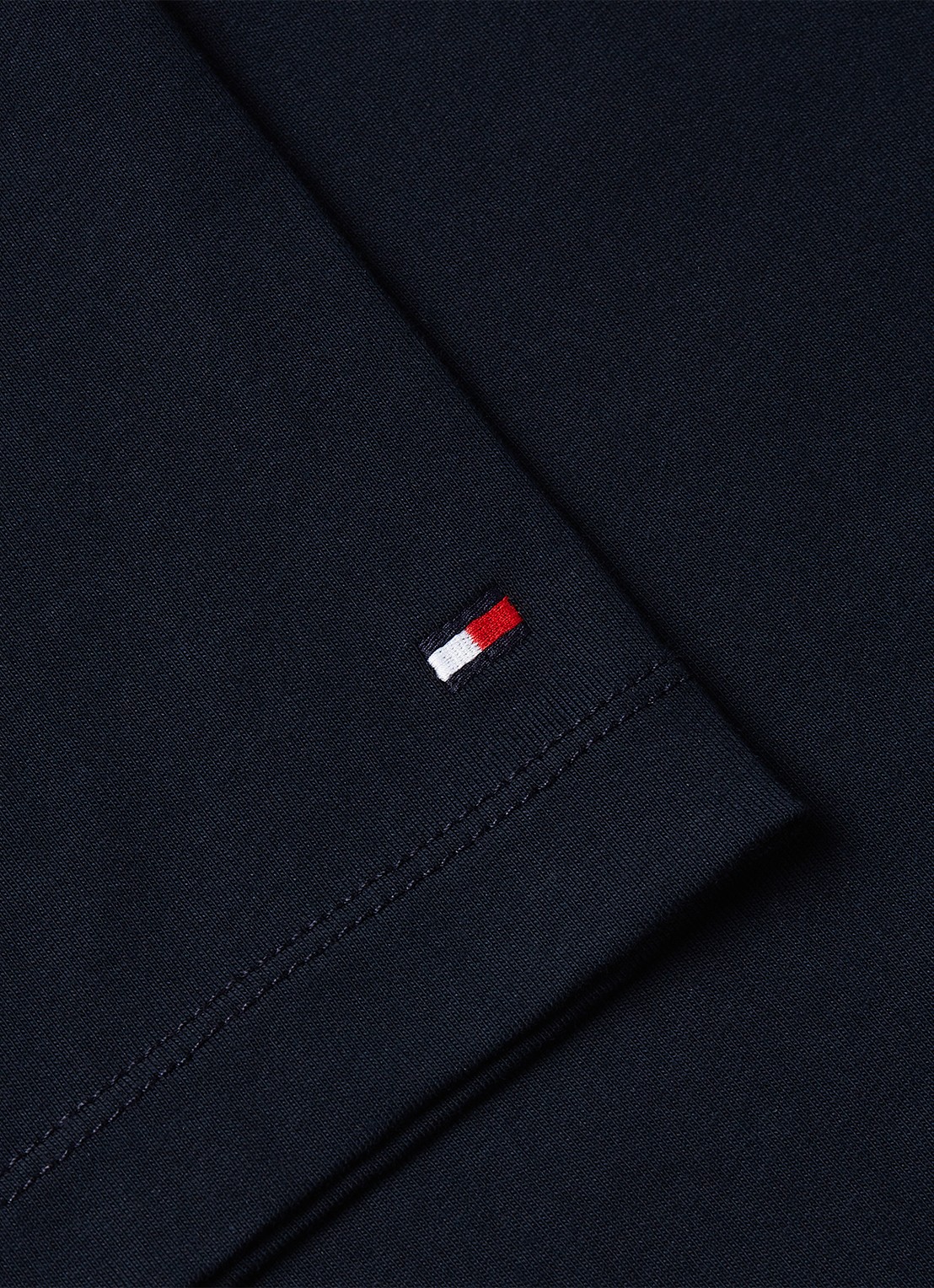 Tommy Hilfiger T-shirt met logoprint - detail 4 donkerblauw