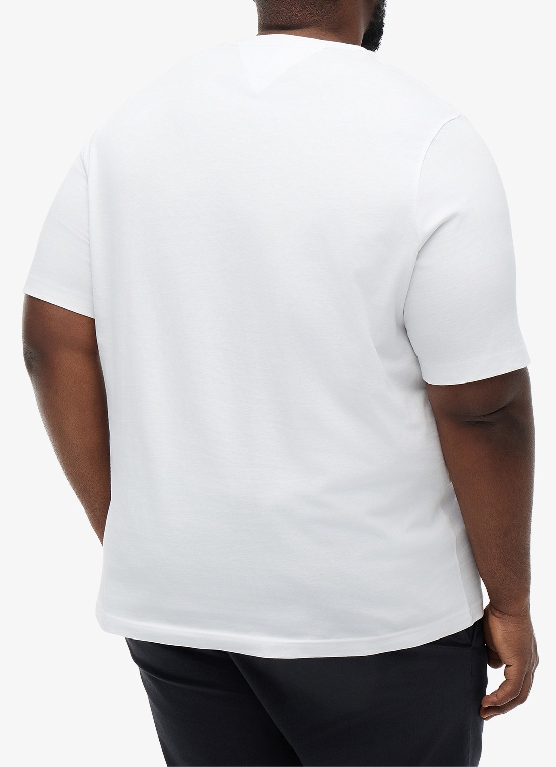 Tommy Hilfiger T-shirt met logoprint - achterkant 3 wit