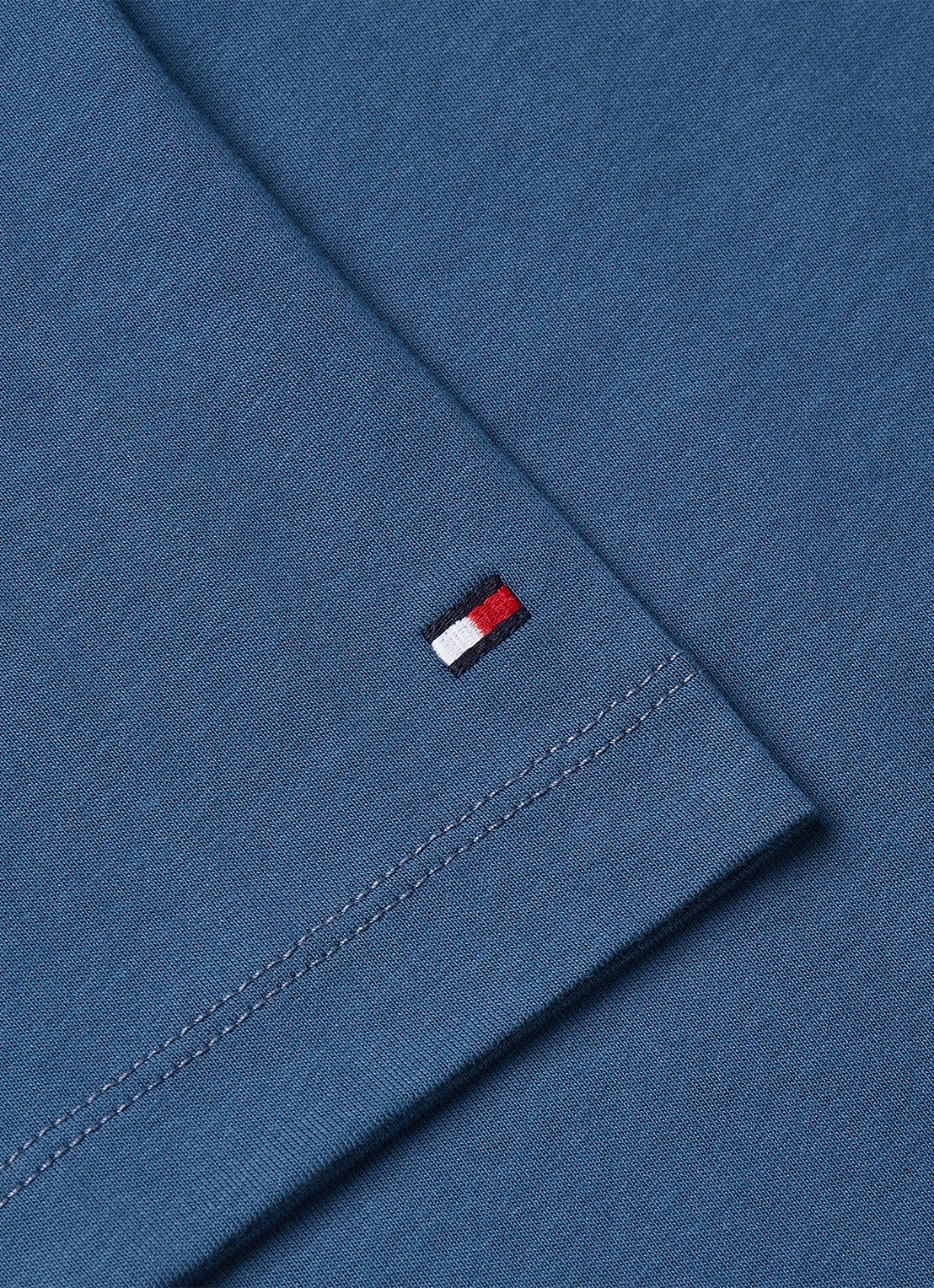 Tommy Hilfiger T-shirt met logoprint - detail 3 blauw