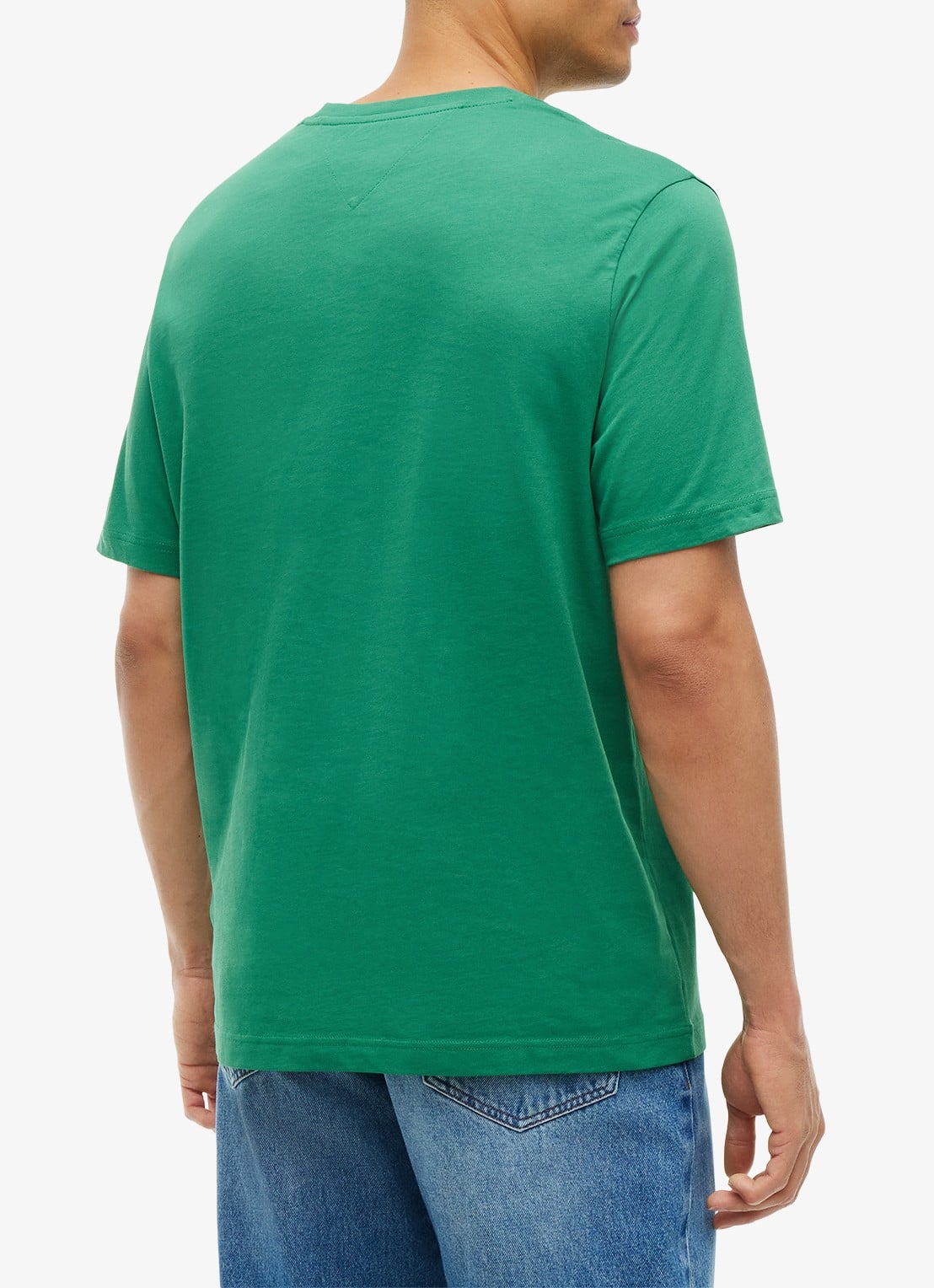 Tommy Hilfiger T-shirt met logoprint - achterkant 5 groen
