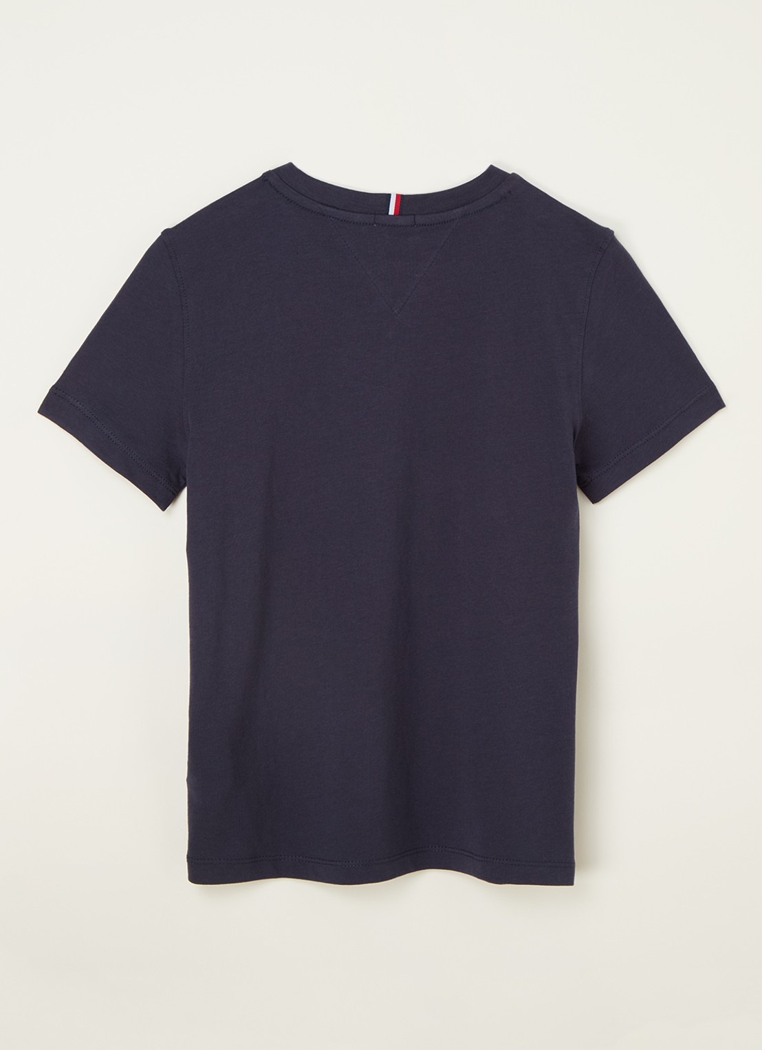 Tommy Hilfiger T-shirt met logoprint - voorkant 2 donkerblauw