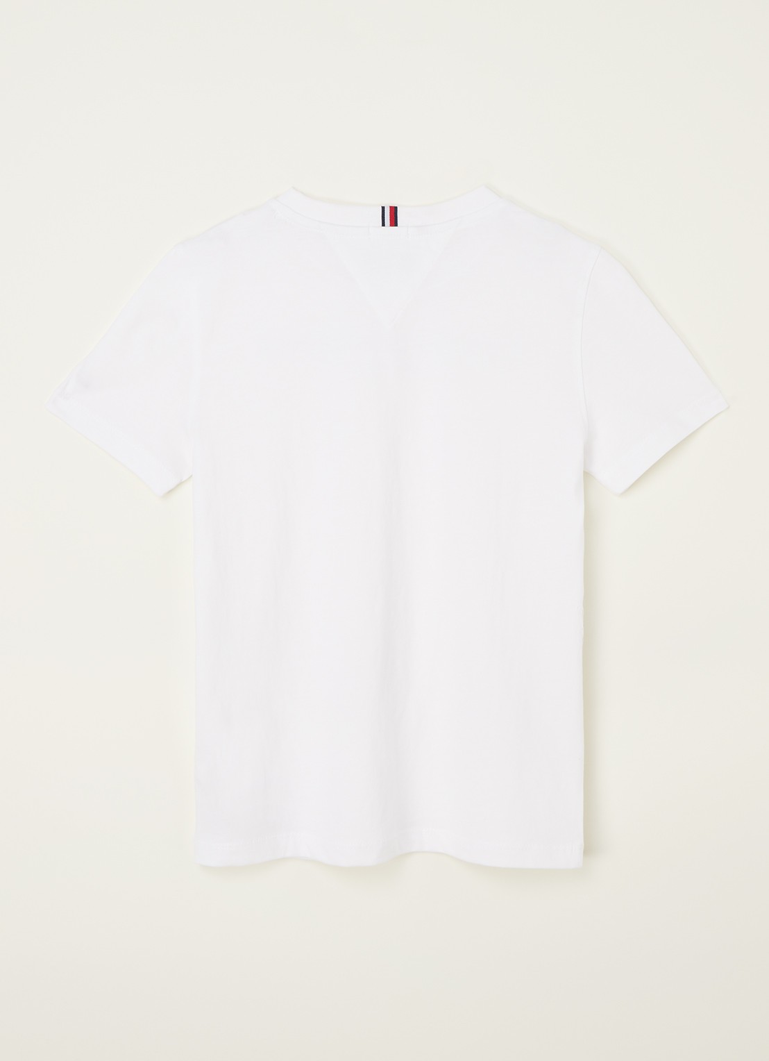 Tommy Hilfiger T-shirt met logoprint - voorkant 2 wit