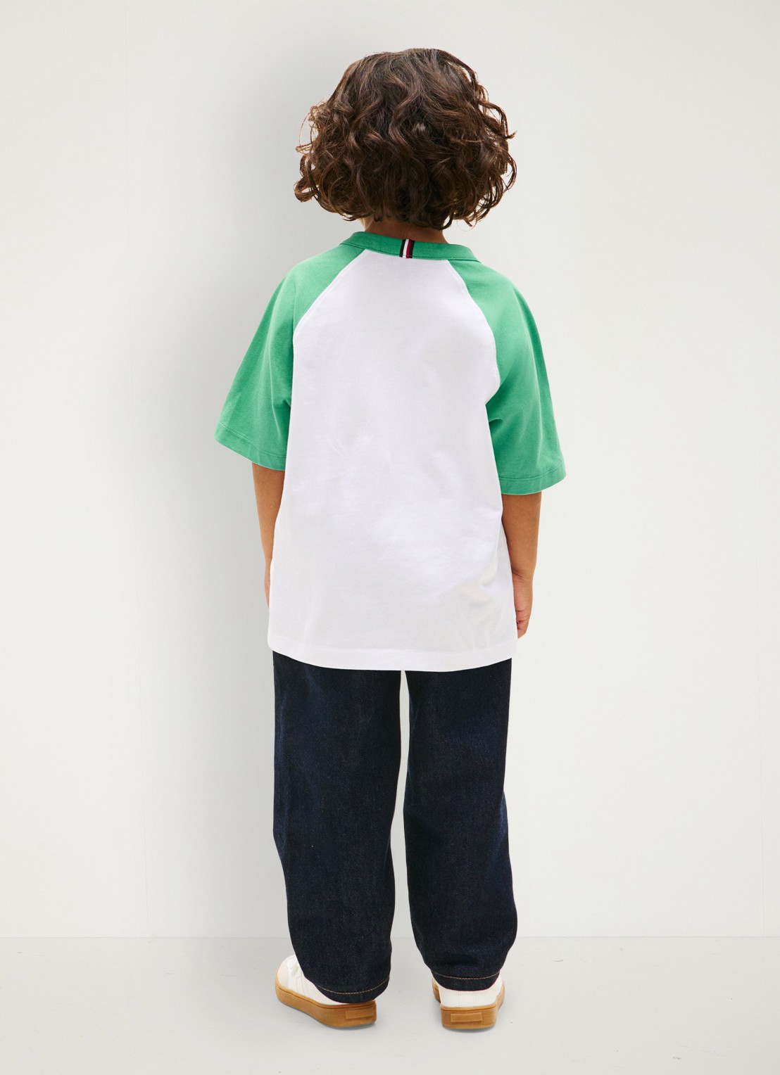 Tommy Hilfiger T-shirt met logoprint - achterkant 3 wit