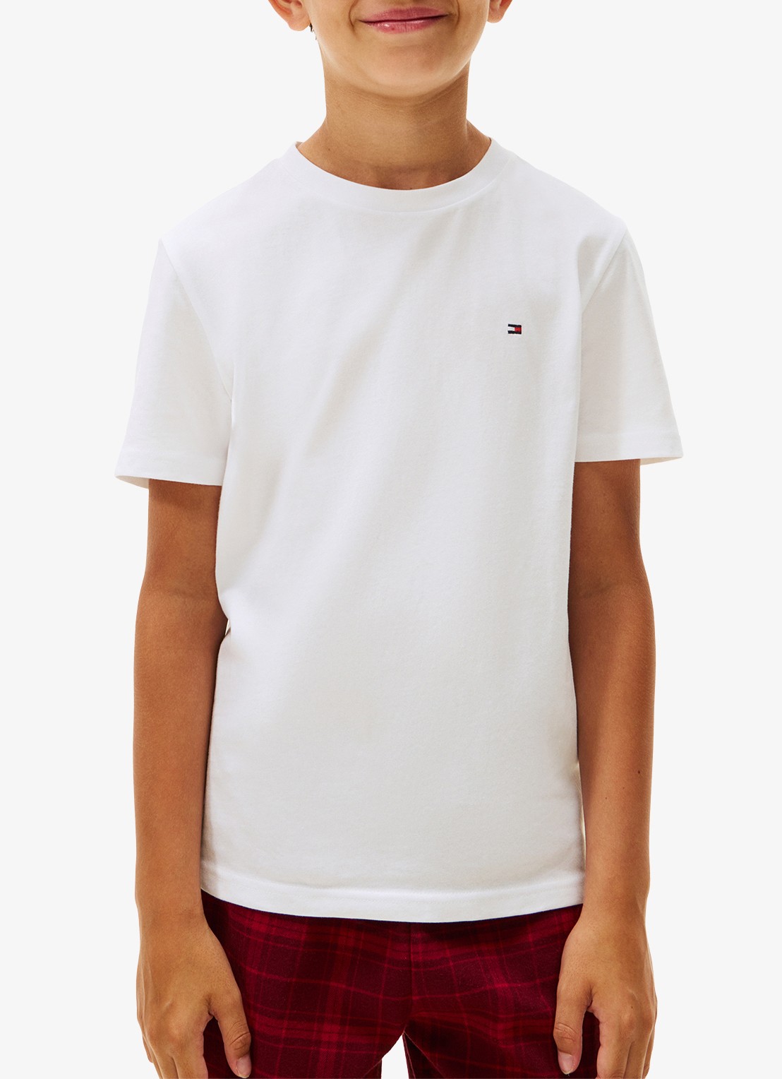 Tommy Hilfiger T-shirt met ronde hals in 2-pack - detail 2 donkerblauw