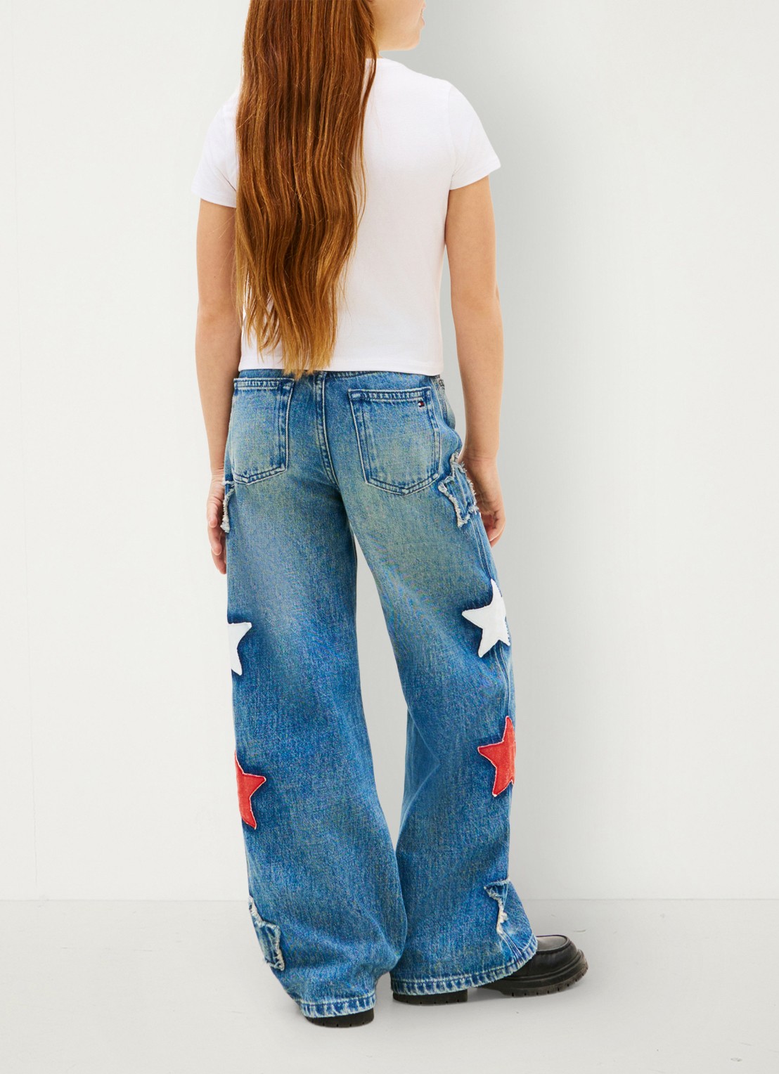 Tommy Hilfiger T-shirt met strass - achterkant 5 wit