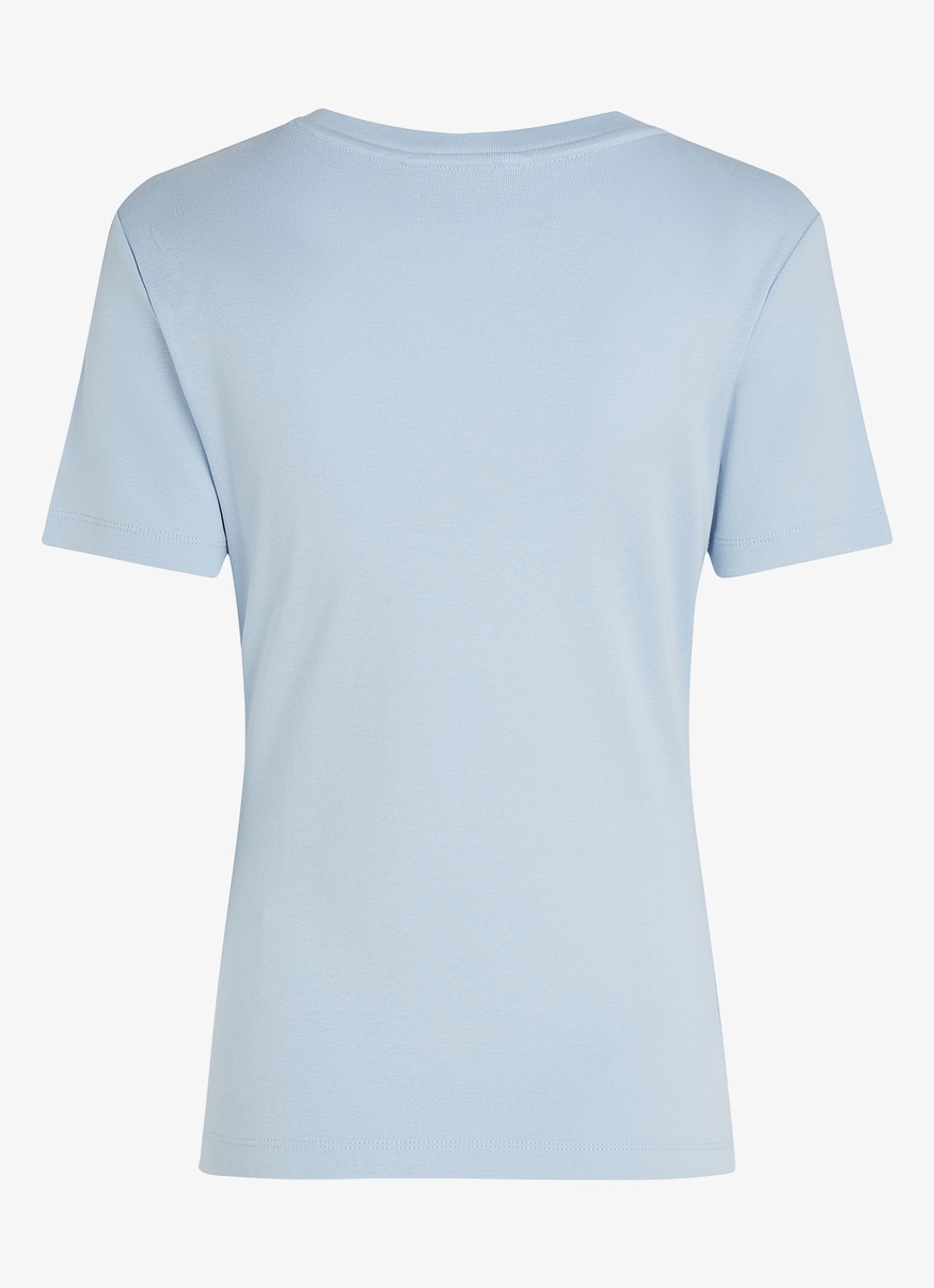 Tommy Hilfiger T-shirt met streepprint - detail 5 breezy blue / lichtblauw