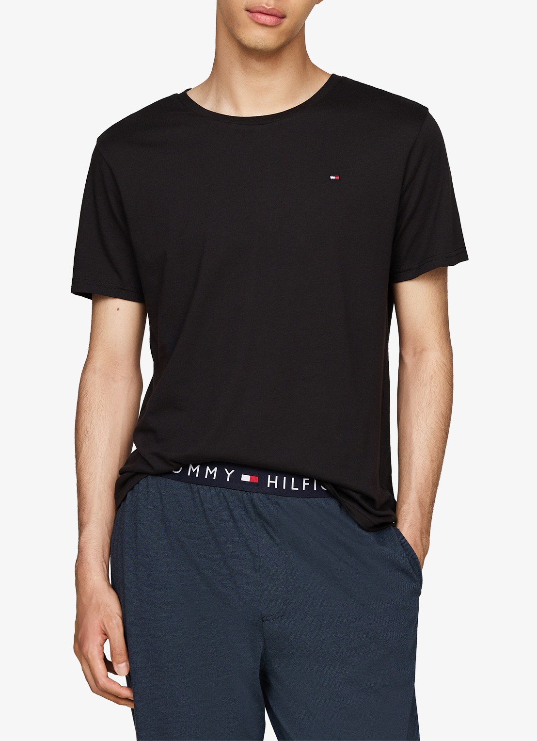 Tommy Hilfiger T-shirts met logo in 3-pack - detail 3 grijs