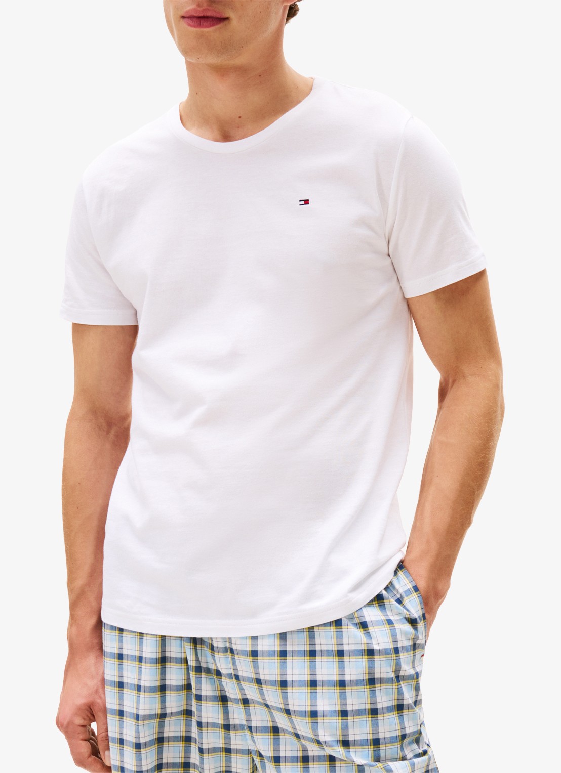 Tommy Hilfiger T-shirts met logo in 3-pack - detail 3 lindegroen