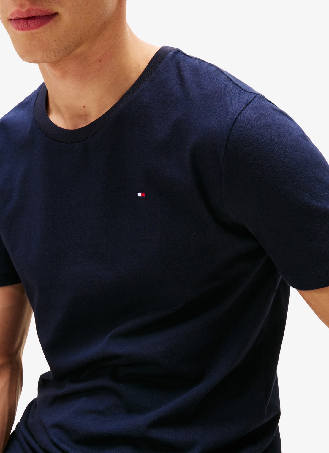 Tommy Hilfiger T-shirts met logo in 3-pack - detail 4 lindegroen