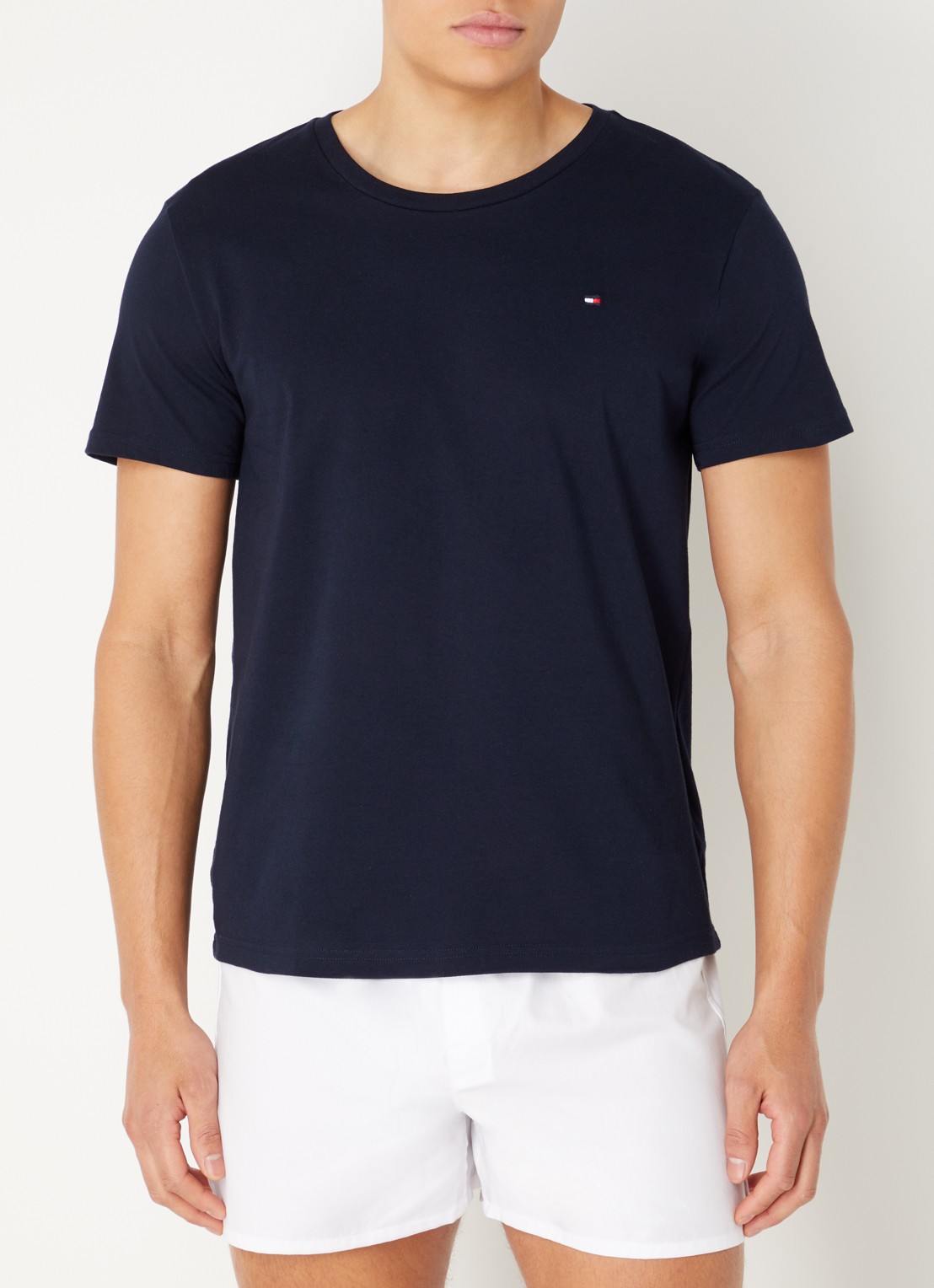 Tommy Hilfiger T-shirts met logo in 3-pack - detail 6 donkerblauw