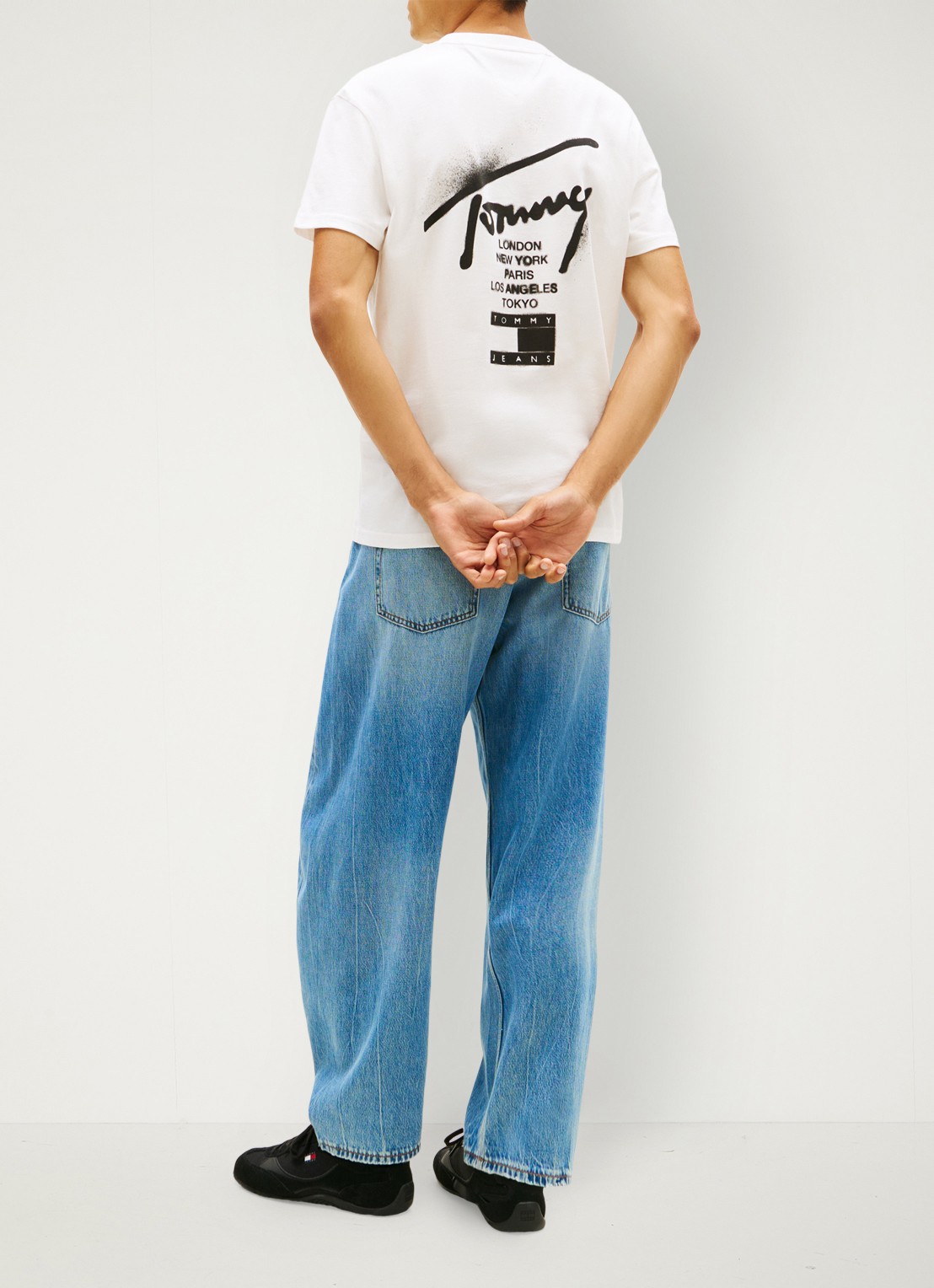 Tommy Hilfiger Tanga van mesh - achterkant bruin