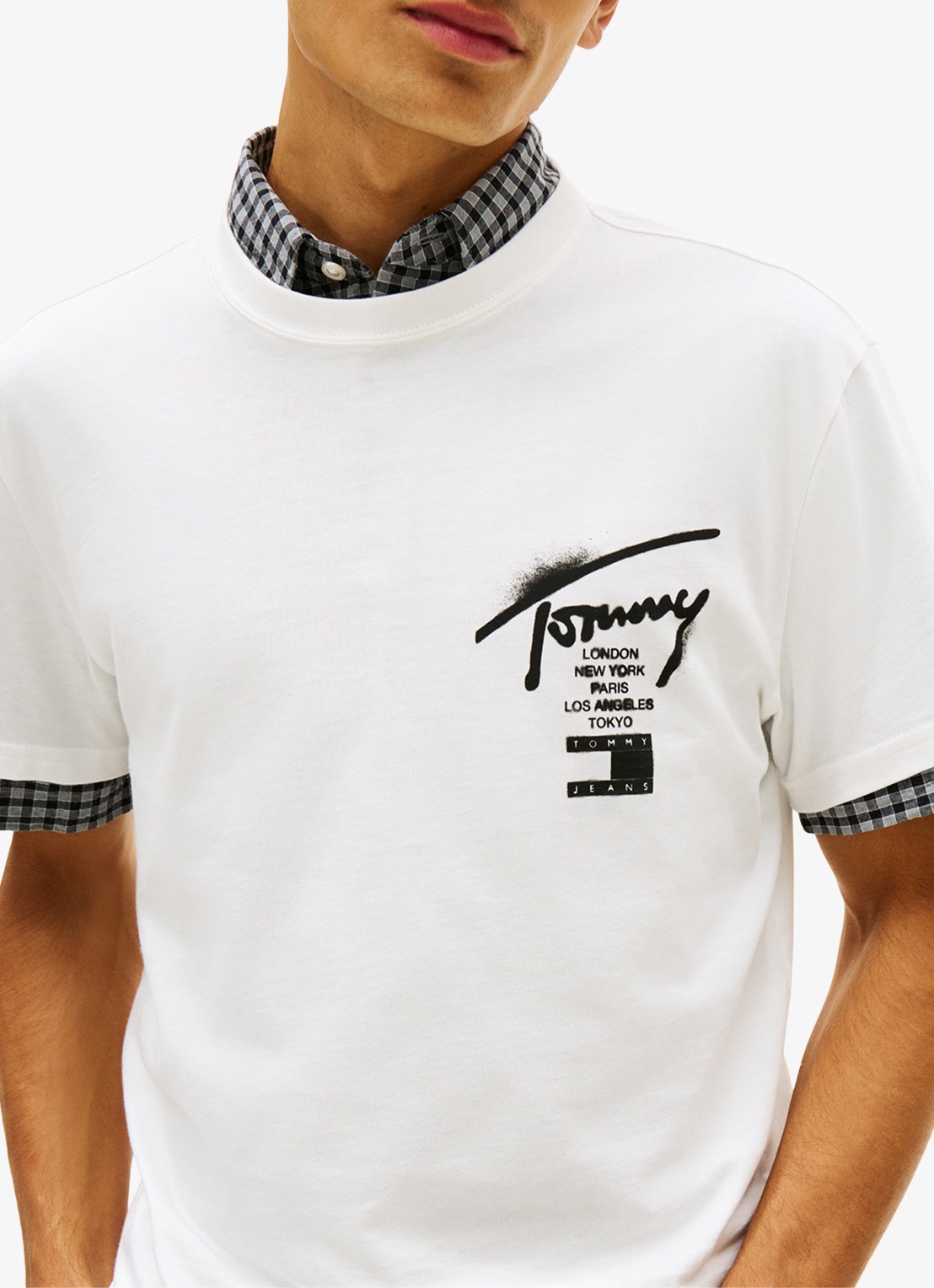 Tommy Hilfiger Tanga van mesh - detail 5 bruin