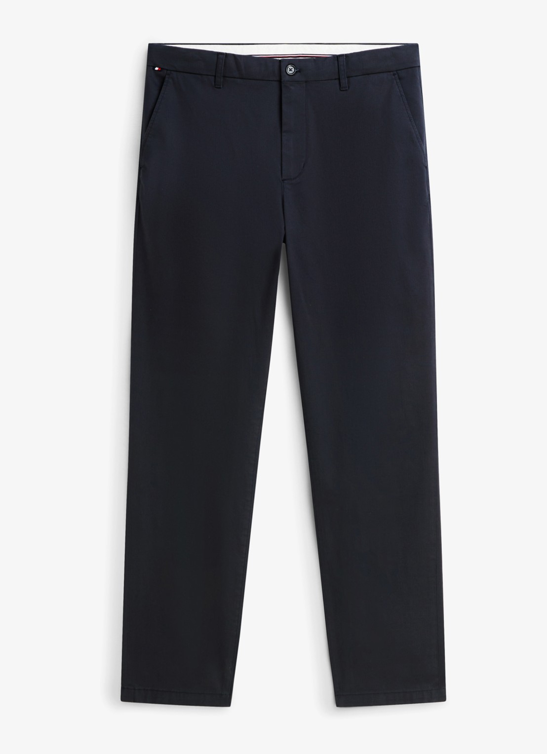 Tommy Hilfiger Tapered fit pantalon met steekzakken - voorkant 2 navy blue-dw5 / blauw