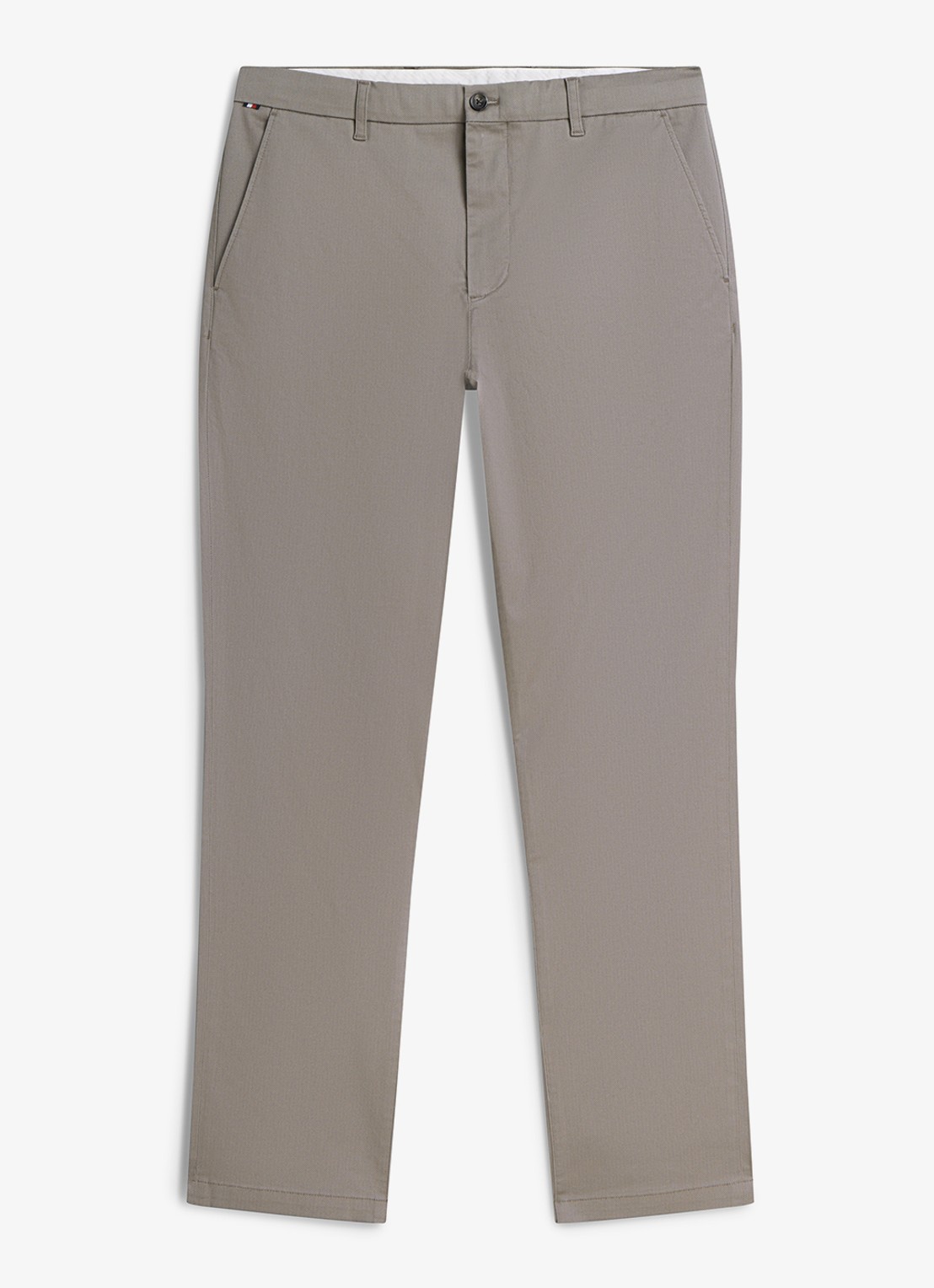 Tommy Hilfiger Tapered fit pantalon met steekzakken - detail 2 hydrogen grey-pr2 / grijs