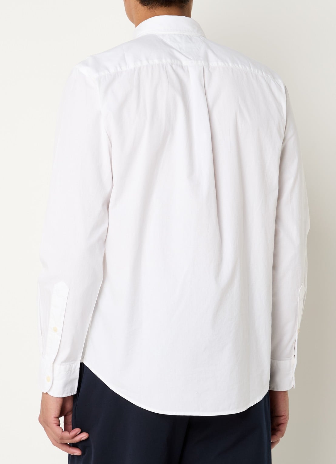 Tommy Hilfiger TH Flex regular fit overhemd met logo - achterkant 3 wit