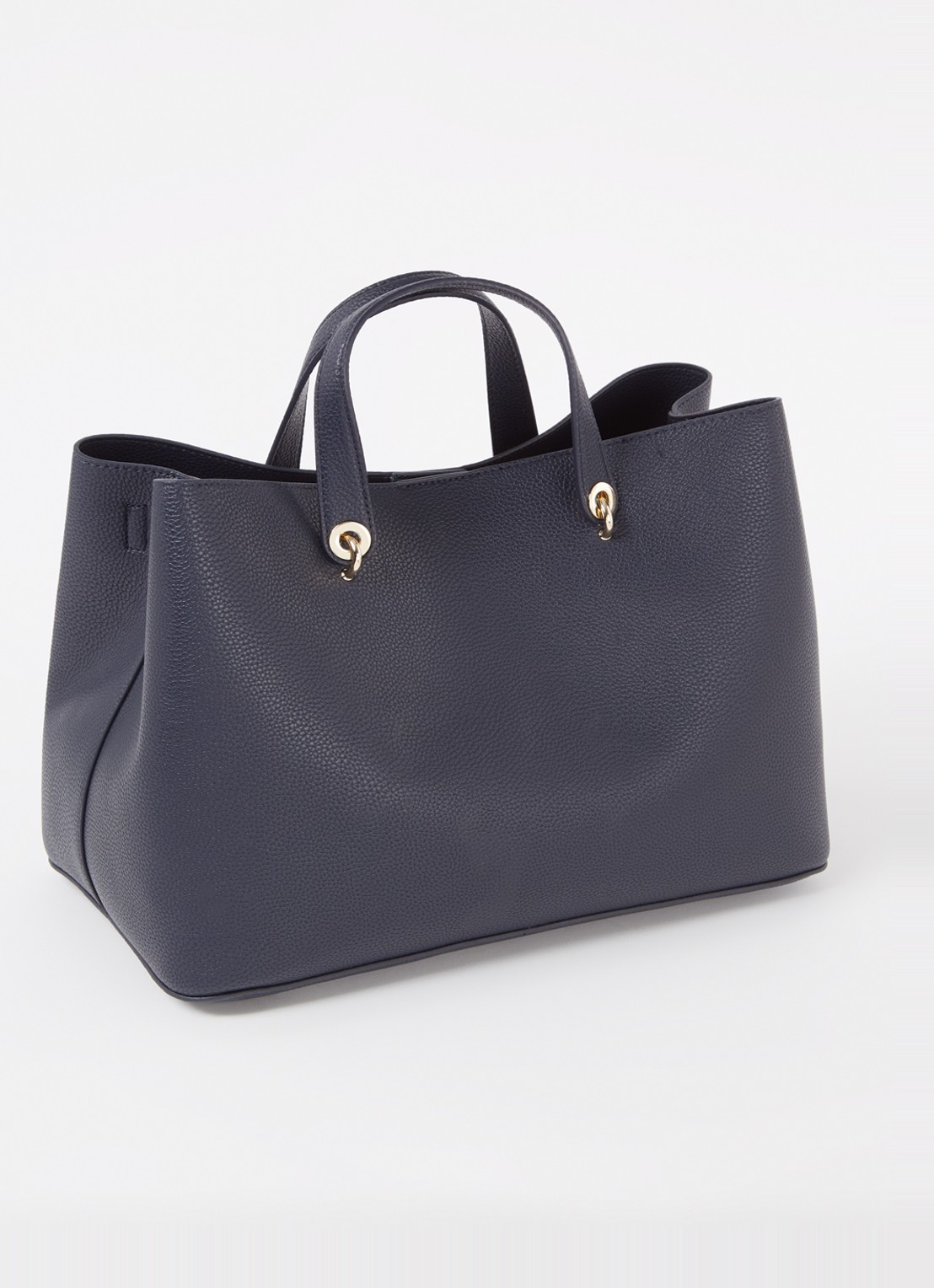 Tommy Hilfiger The Emblem schoudertas met logo - achterkant donkerblauw