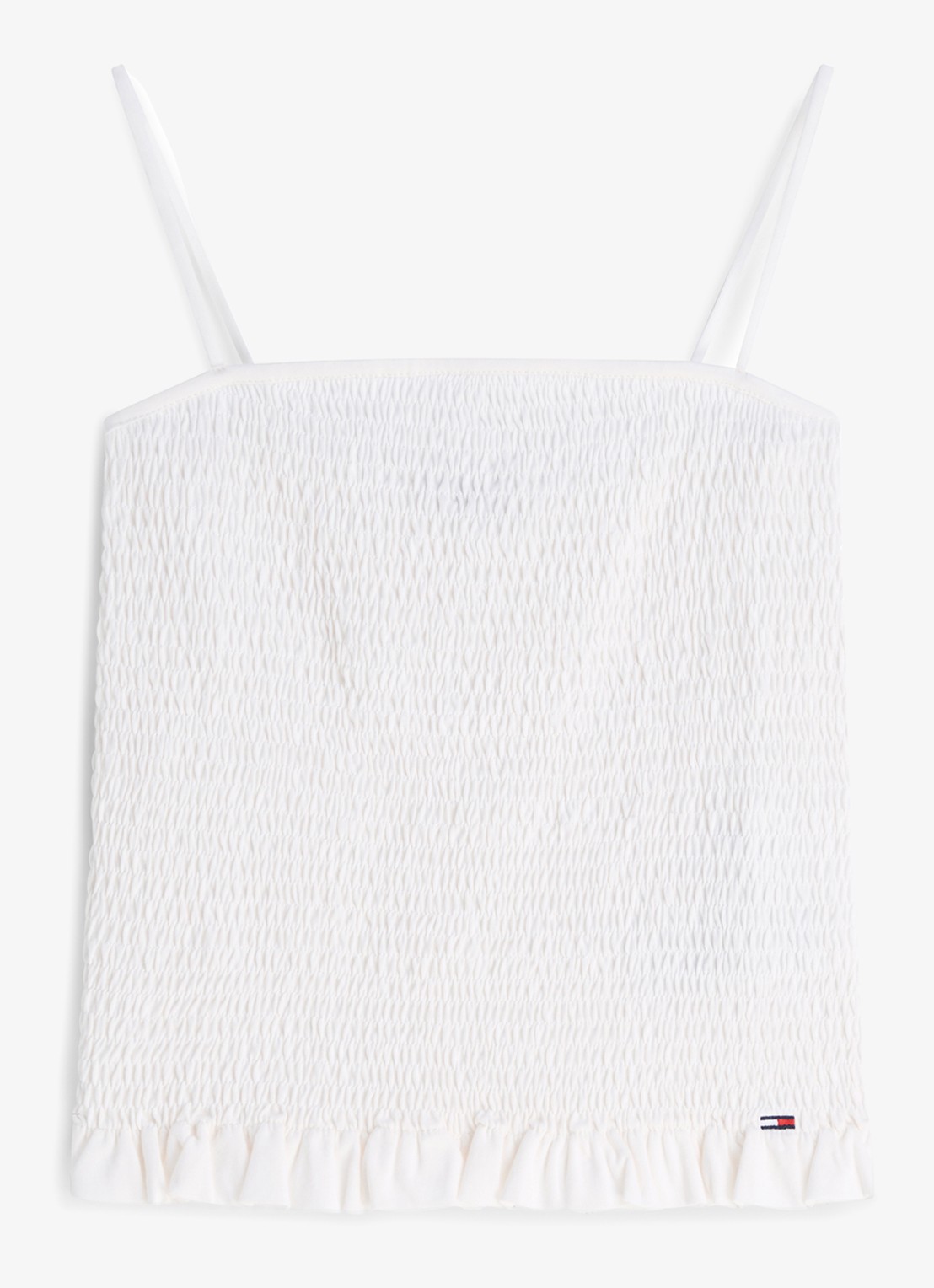 Tommy Hilfiger Top met ruches - voorkant 2 gebroken wit