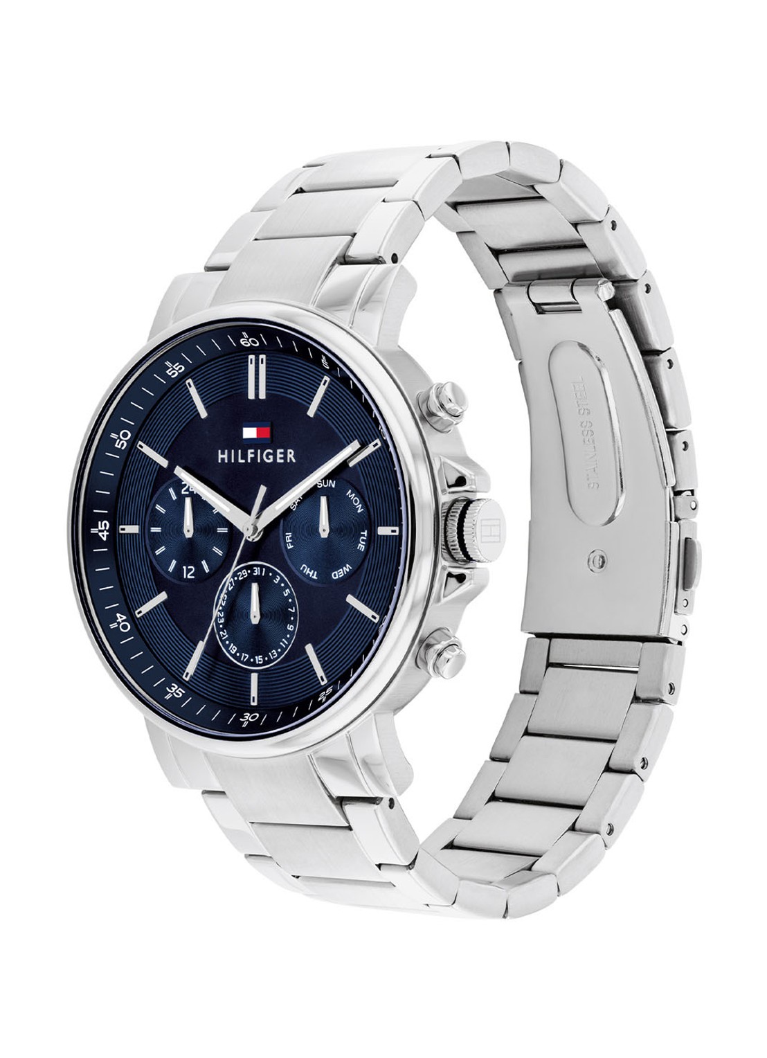 Tommy Hilfiger Tyson horloge TH1710588  - detail zilver