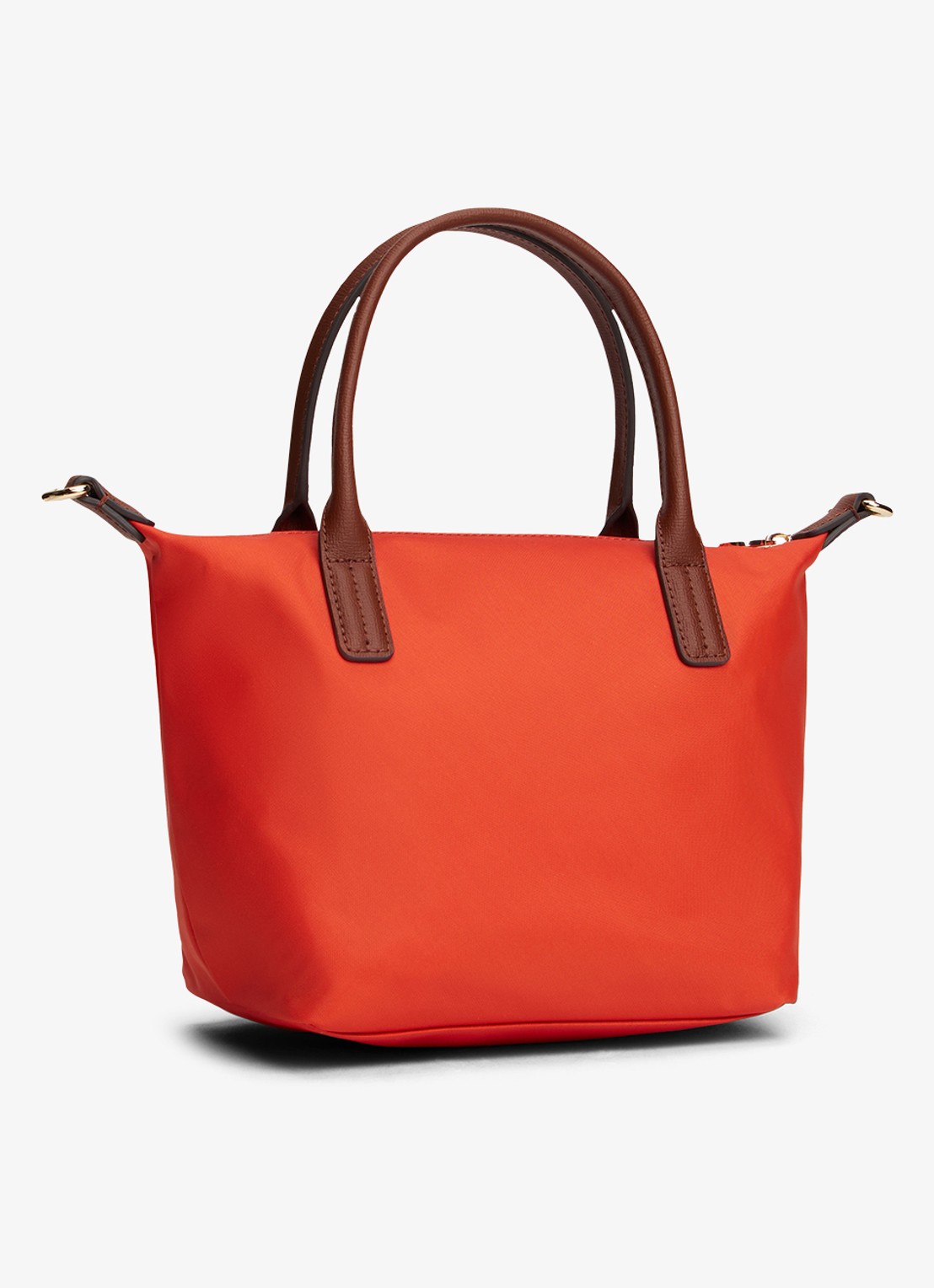 Tommy Hilfiger Webbing Crossbody Tote Bag - achterkant 5 oranjerood
