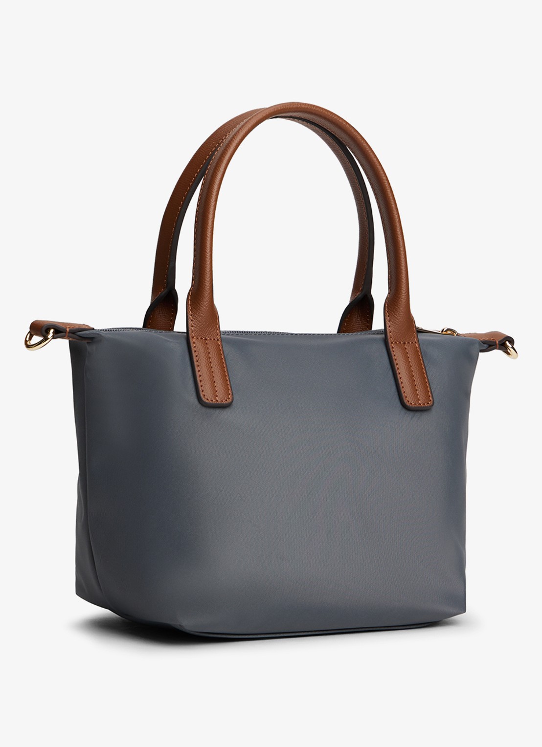 Tommy Hilfiger Webbing Crossbody Tote Bag - achterkant 5 grijs