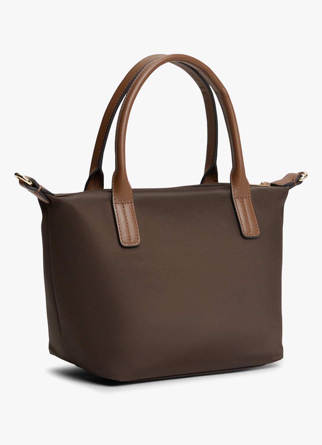 Tommy Hilfiger Webbing Crossbody Tote Bag - achterkant 4 fondant brown-gug