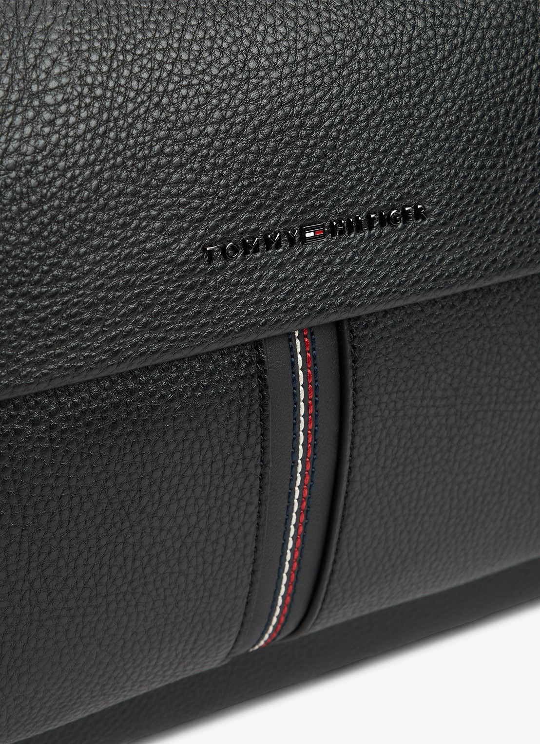 Tommy Hilfiger Weekendtas met logo en afneembare schouderriem - detail 5 zwart