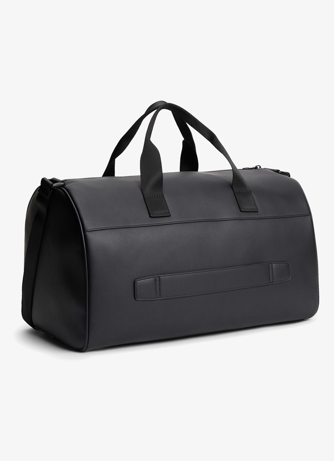 Tommy Hilfiger Weekendtas met logo - achterkant 5 diepzwart
