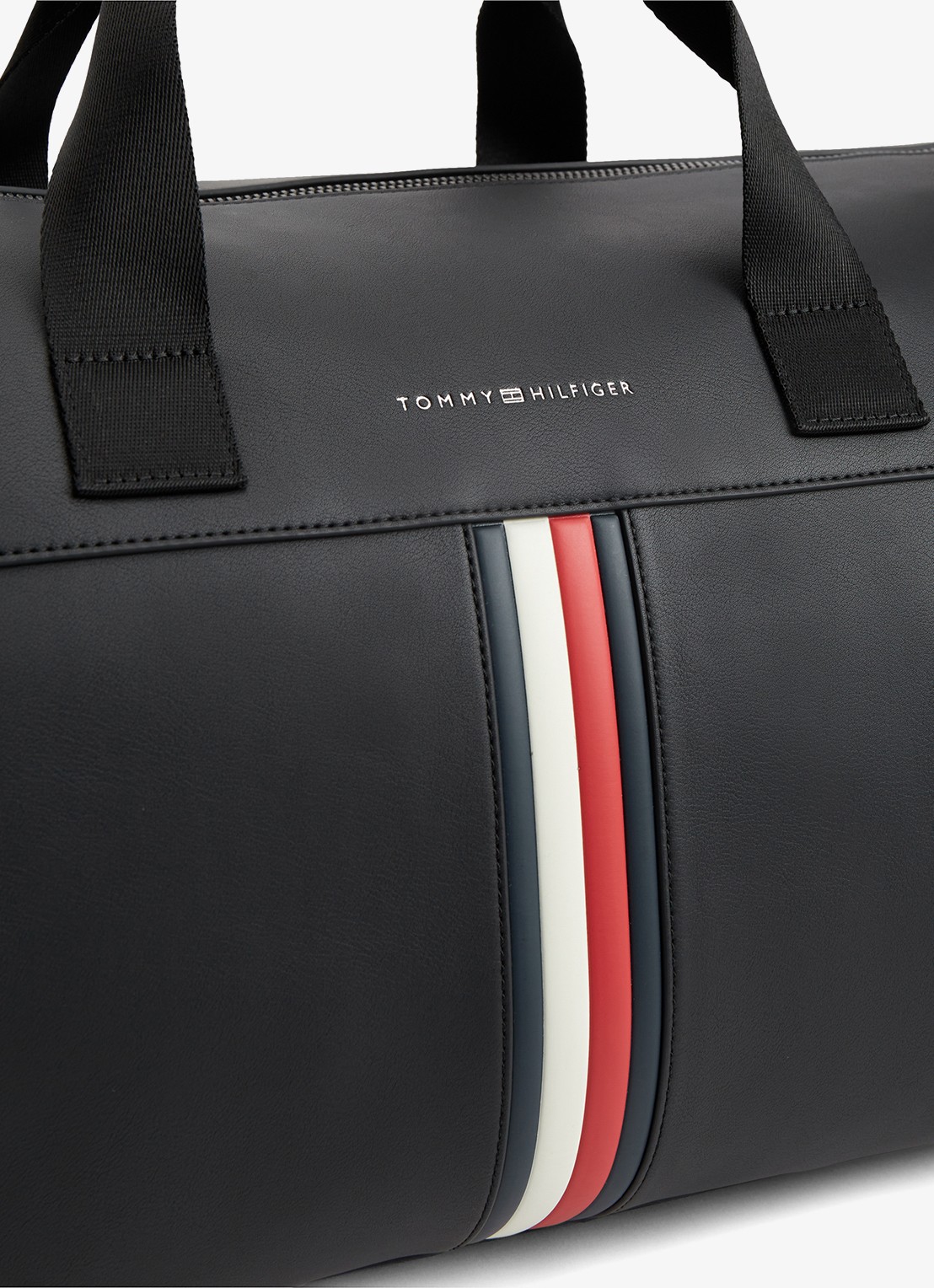 Tommy Hilfiger Weekendtas met logo - detail 4 diepzwart