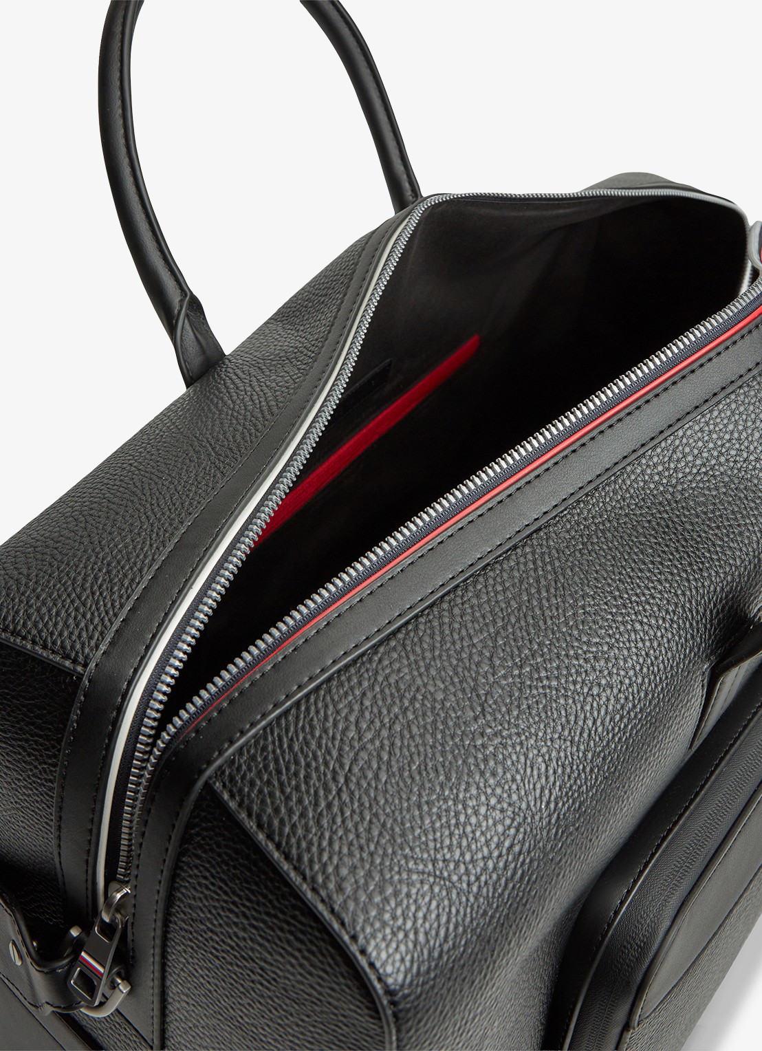 Tommy Hilfiger Weekendtas met logo - detail 2 diepzwart
