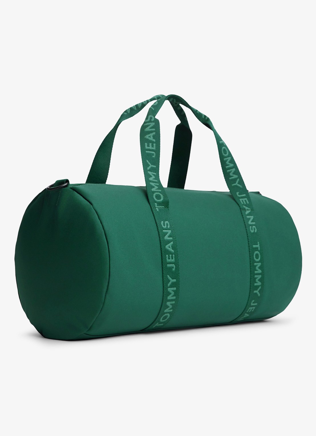 Tommy Hilfiger Weekendtas met logoprint - achterkant 3 donkergroen
