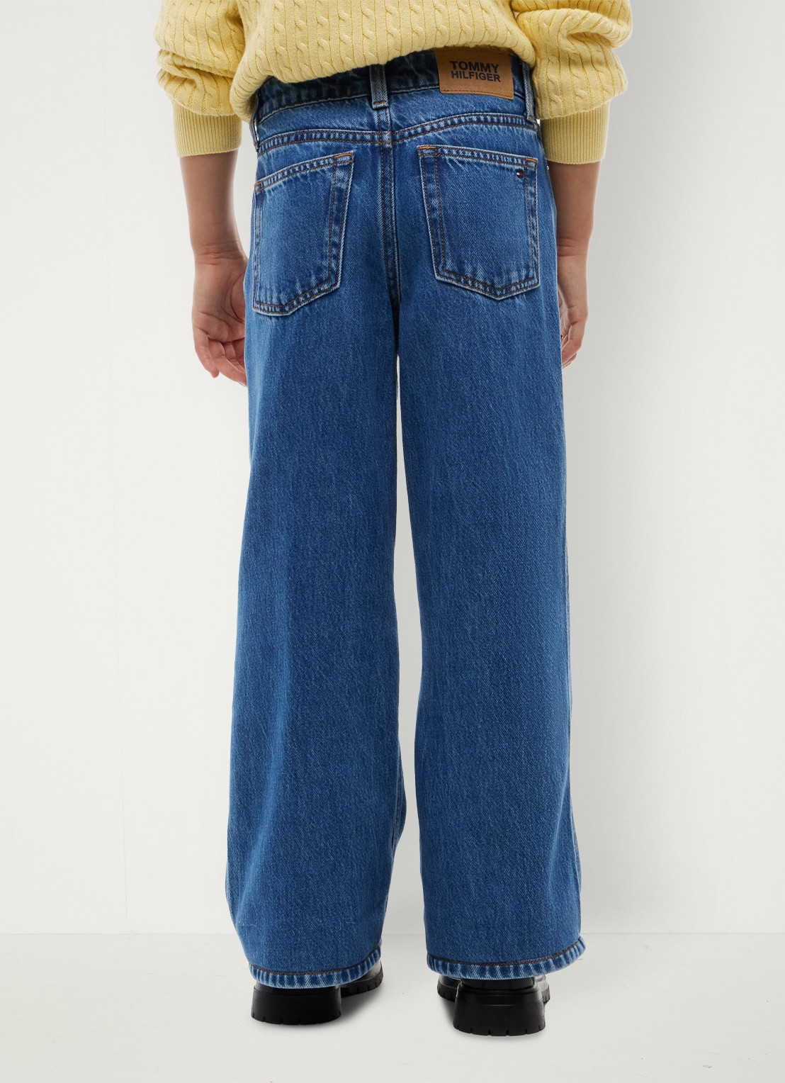 Tommy Hilfiger Wide fit jeans met steekzakken - detail 3 denim