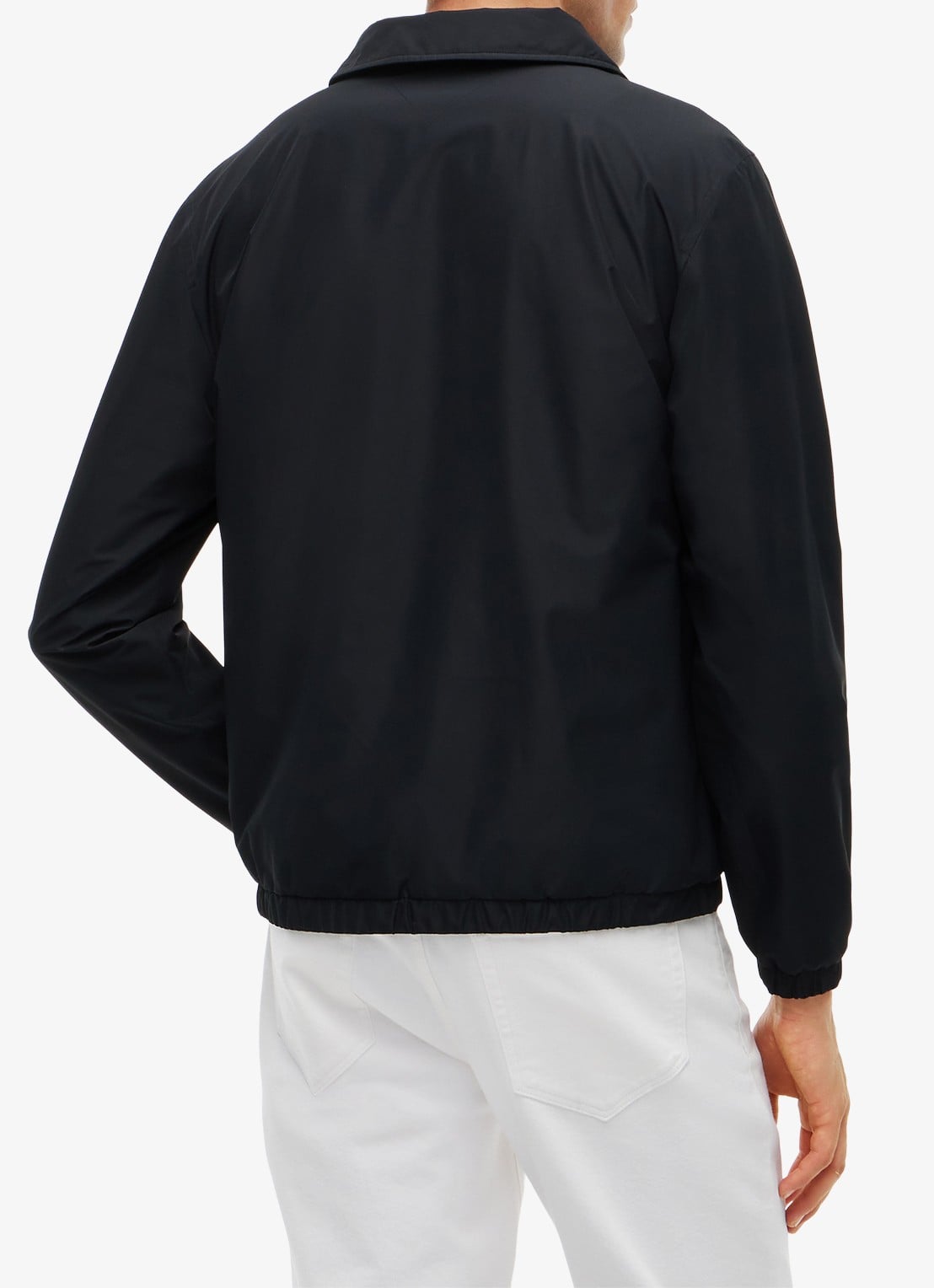 Tommy Hilfiger Windjack met logo - achterkant 3 zwart