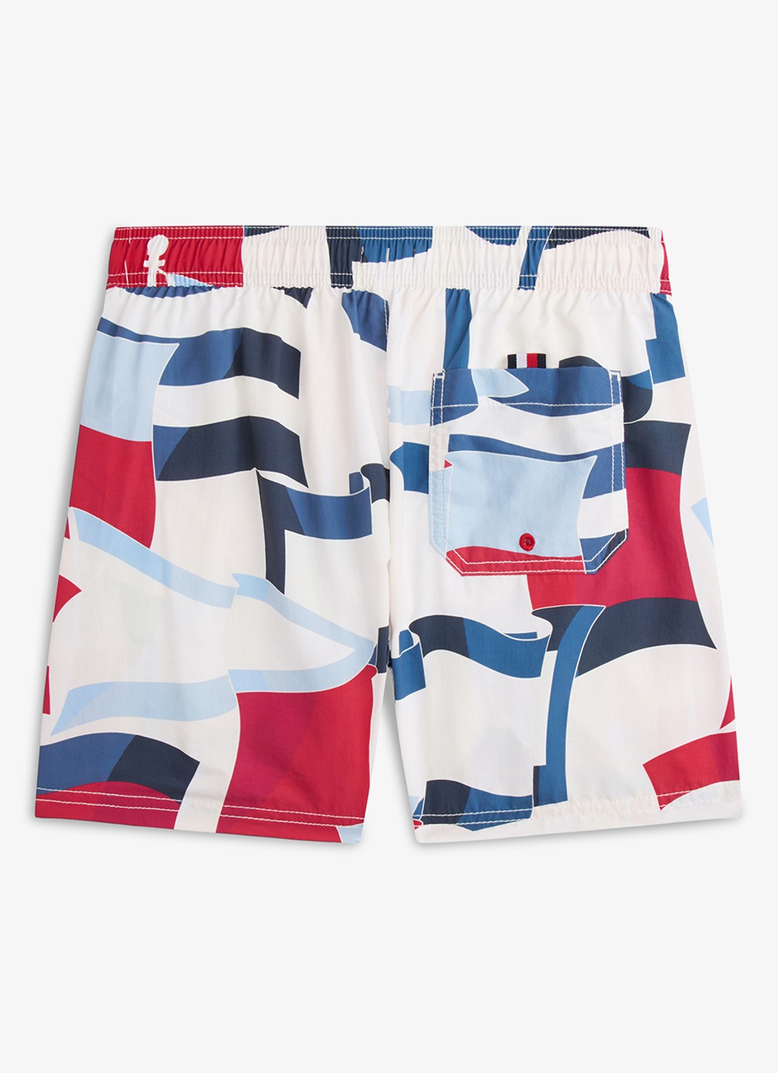Tommy Hilfiger Zwemshorts met grafische print - achterkant multicolor