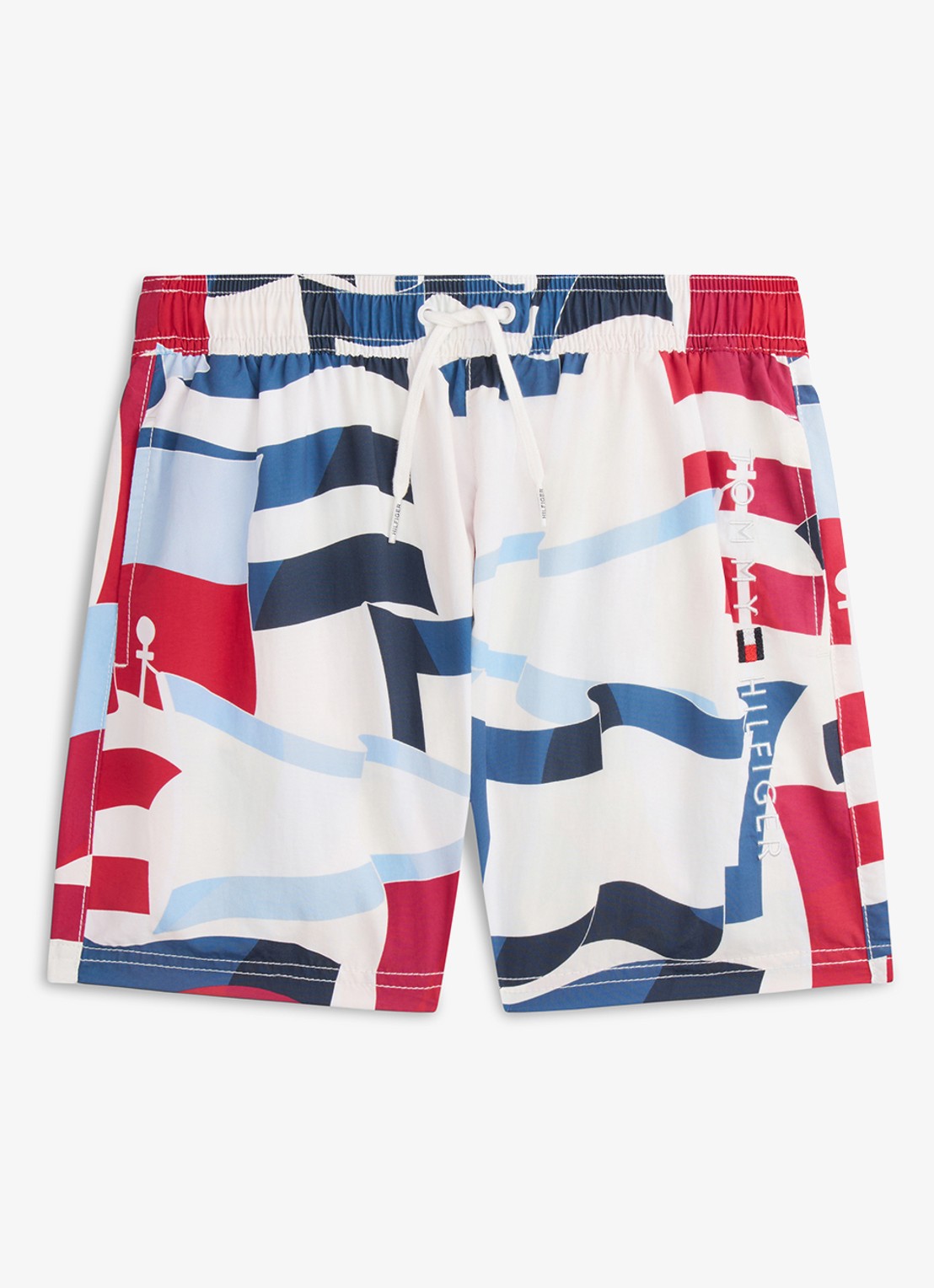Tommy Hilfiger Zwemshorts met grafische print - voorkant 2 multicolor