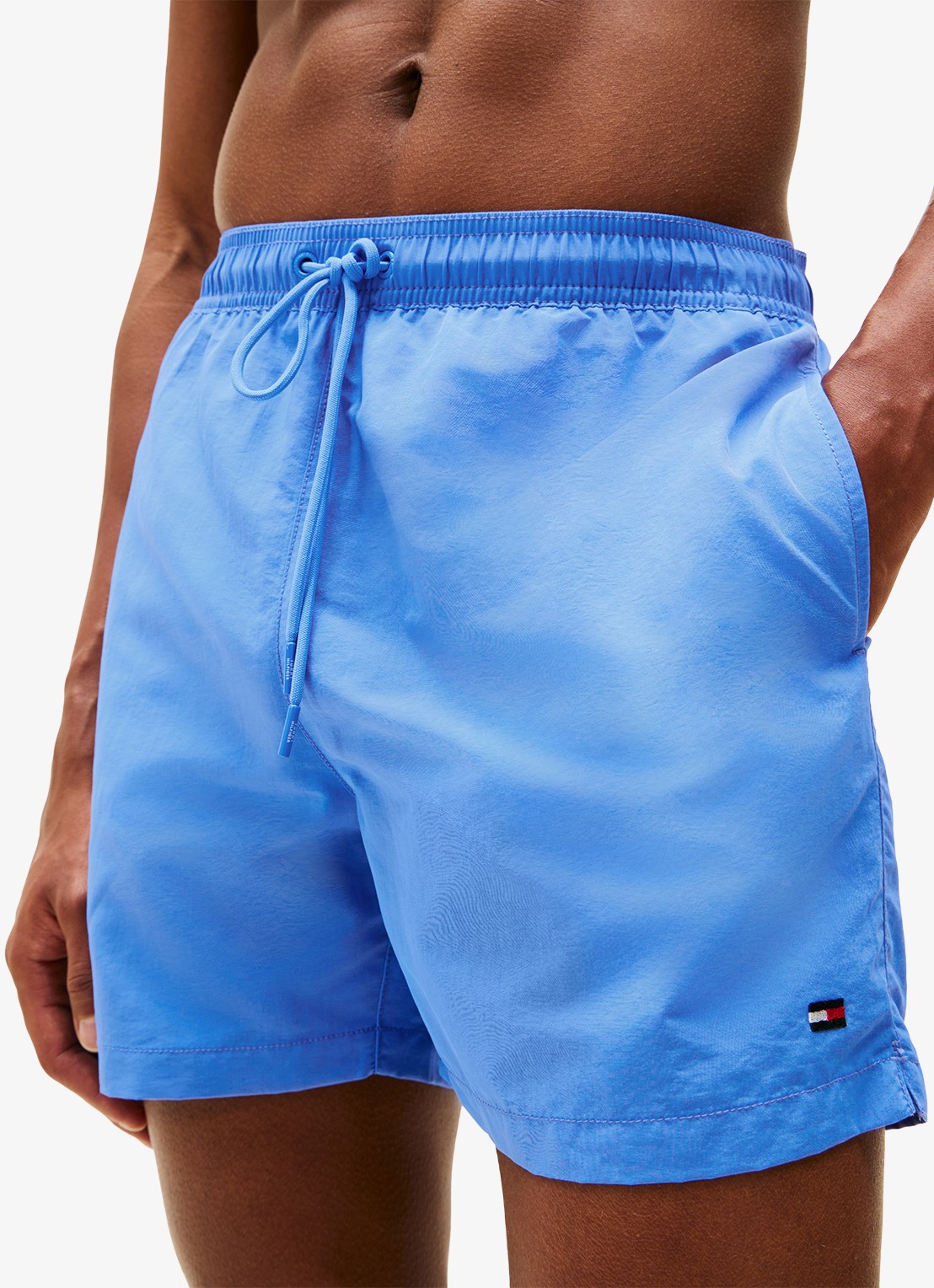 Tommy Hilfiger Zwemshorts met logo - detail 3 blauw