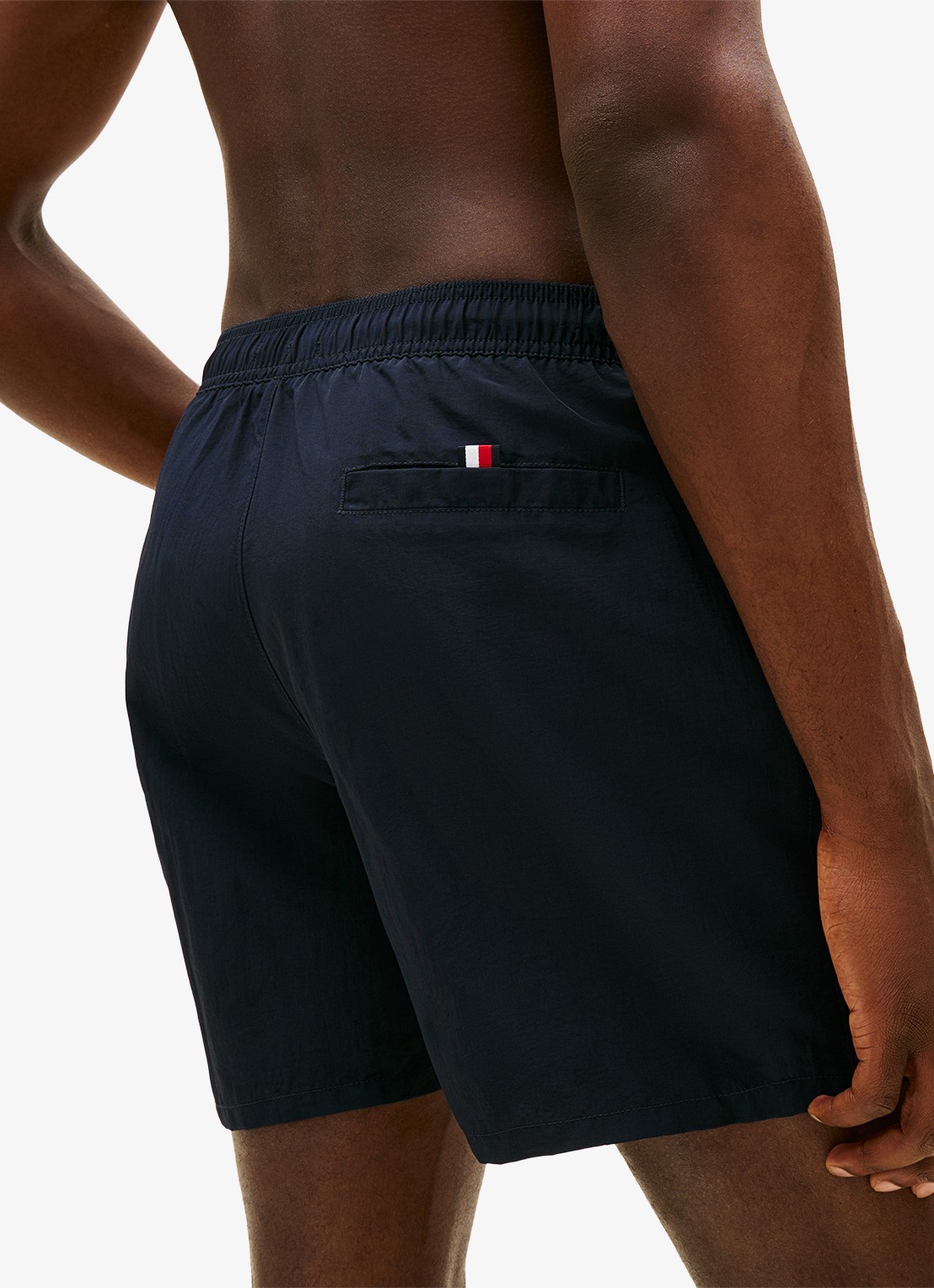 Tommy Hilfiger Zwemshorts met logo - detail 3 donkerblauw