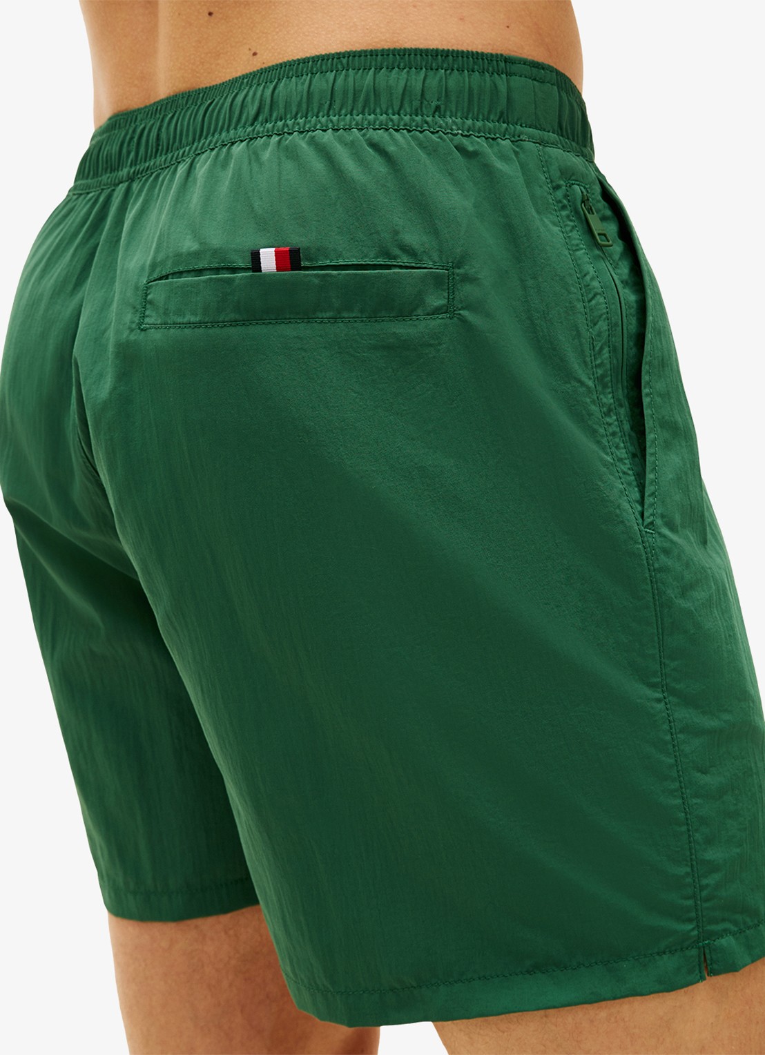 Tommy Hilfiger Zwemshorts met logo - detail 6 groen