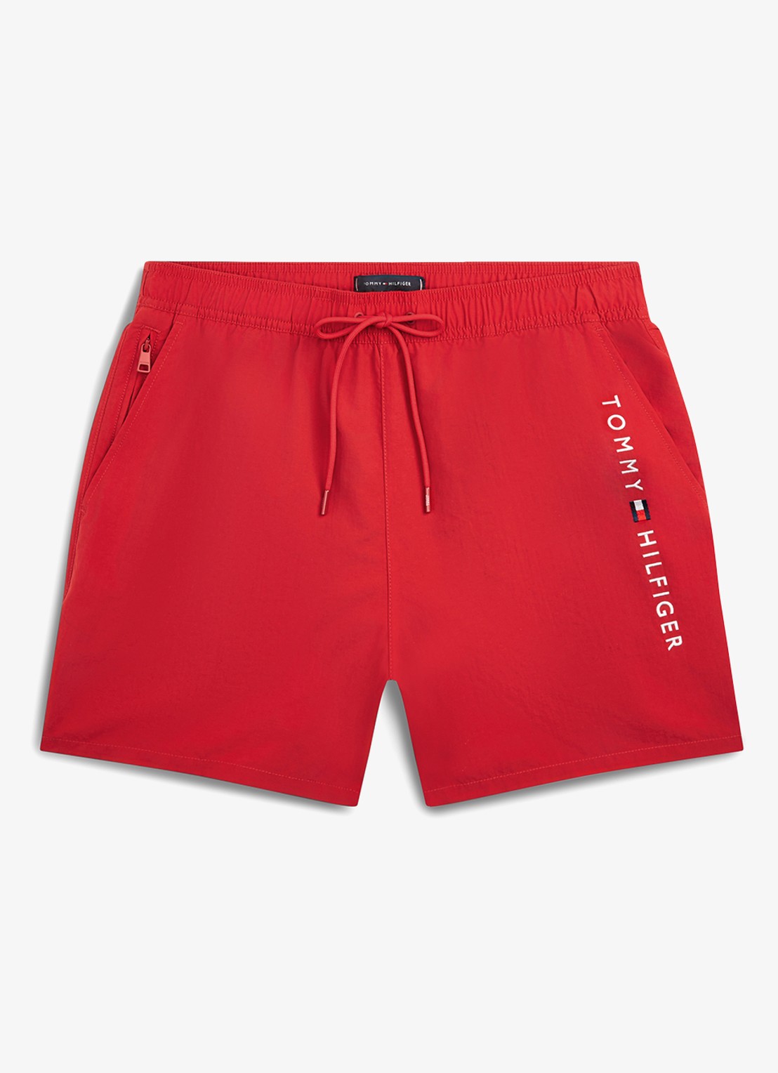 Tommy Hilfiger Zwemshorts met logo - voorkant rood