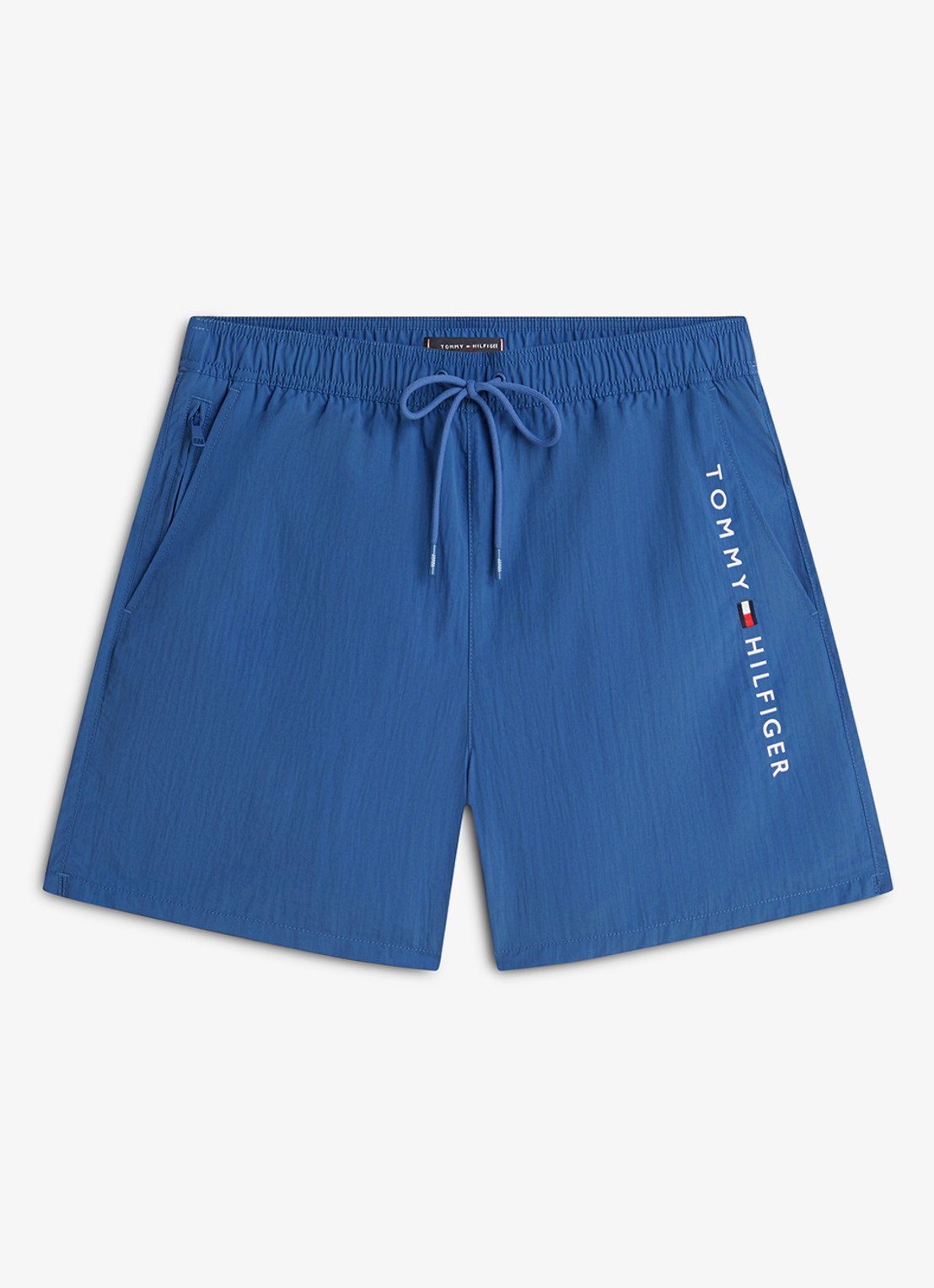 Tommy Hilfiger Zwemshorts met logo - voorkant blauw