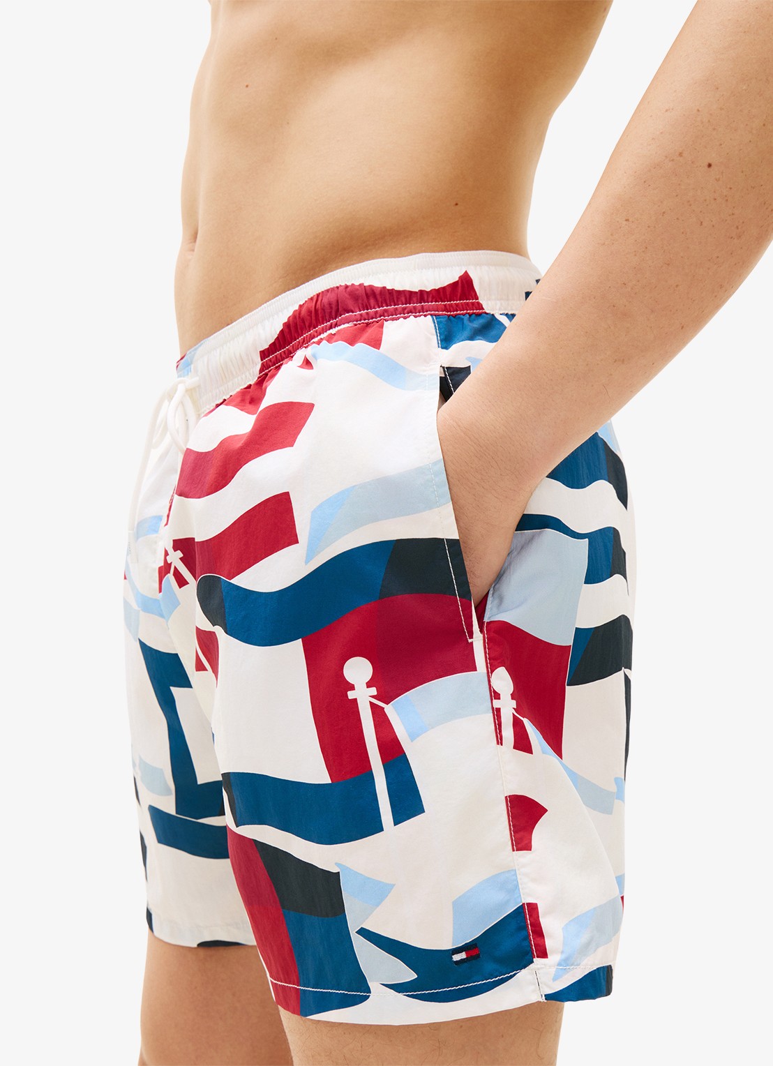 Tommy Hilfiger Zwemshorts met print - detail 4 rood