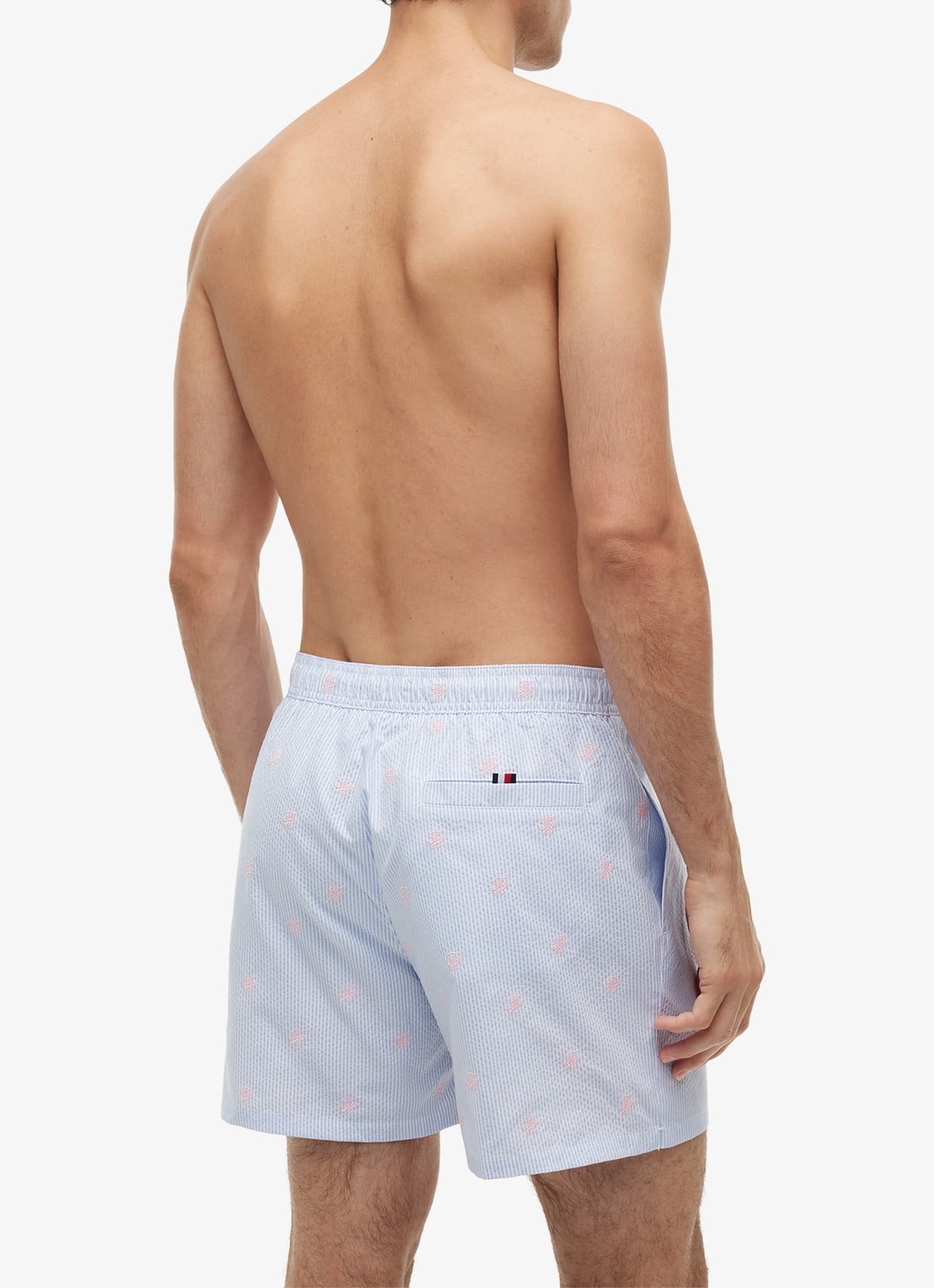 Tommy Hilfiger Zwemshorts met streepprint - achterkant 5 multicolor