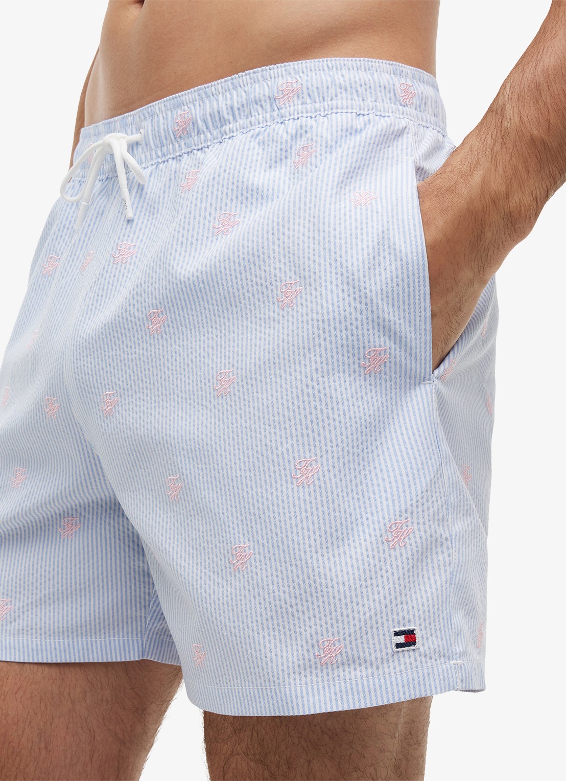 Tommy Hilfiger Zwemshorts met streepprint - detail 2 multicolor