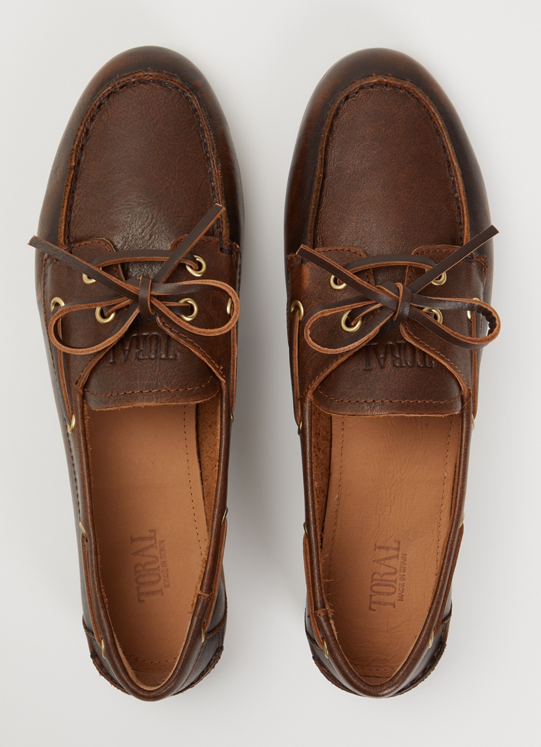 Toral Nahua bootschoen van leer - detail 3 donkerbruin