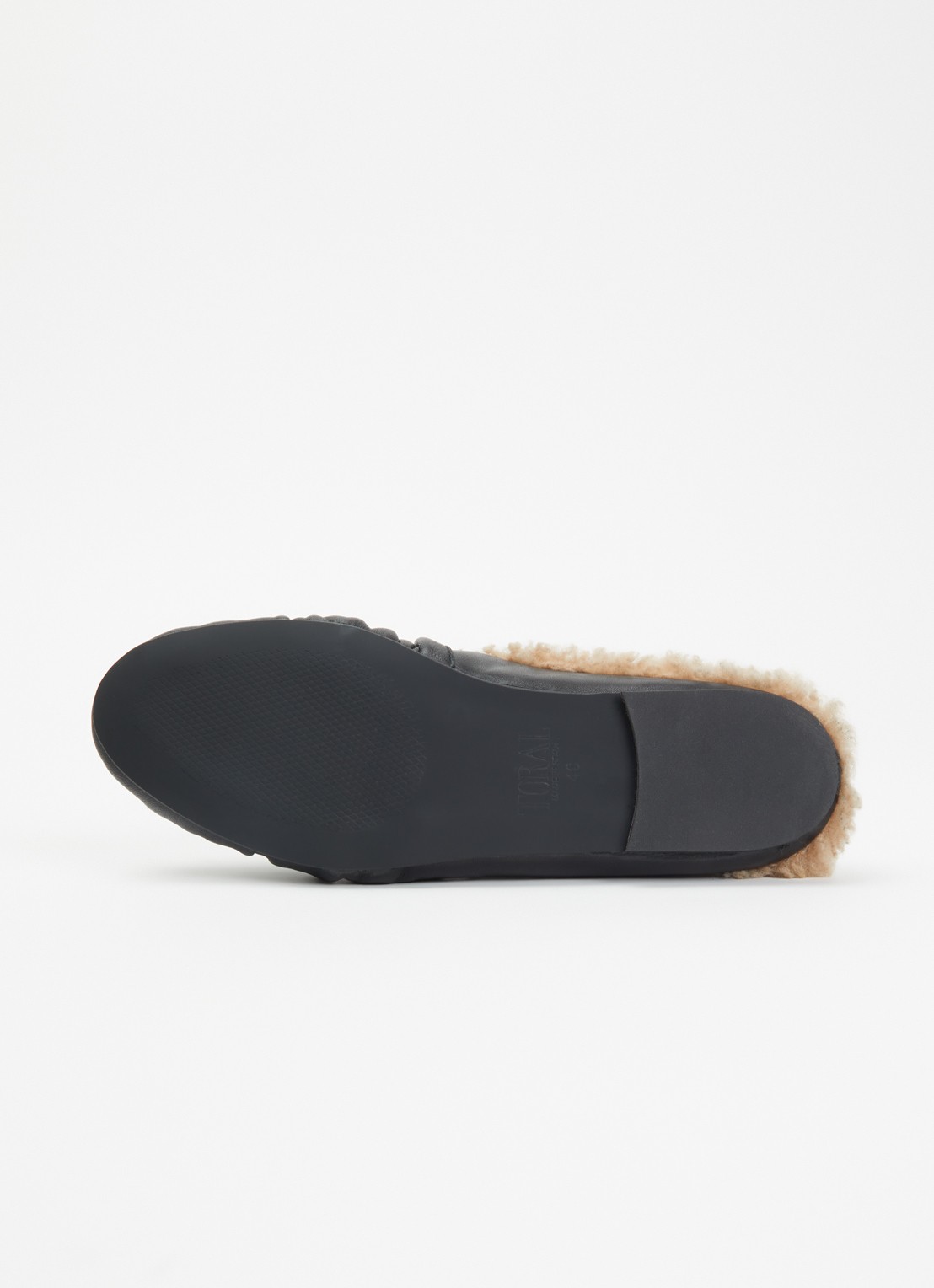 Toral Piper Winter loafer van leer  - detail 5 zwart