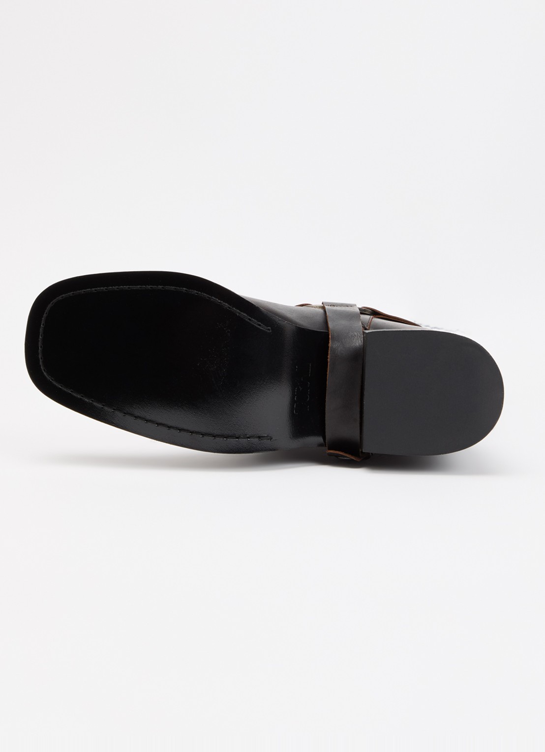 Toral Ronnie Laura biker boot van leer - detail 3 donkerbruin