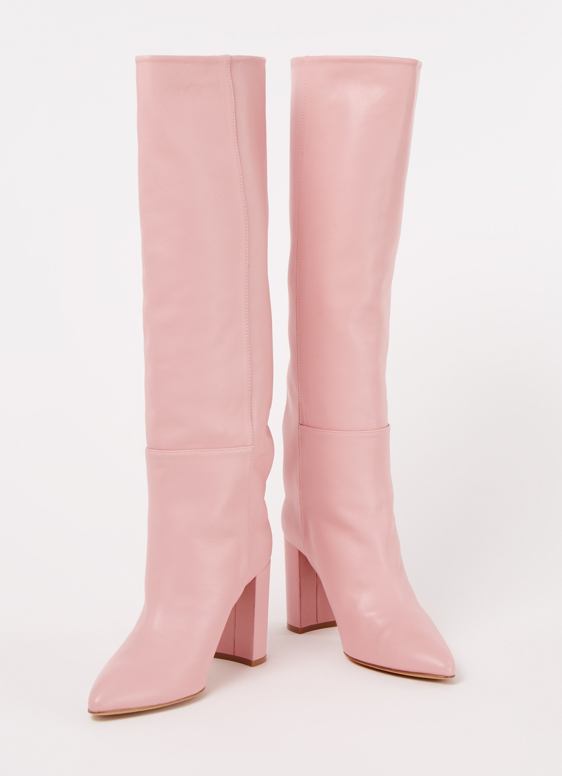 Toral Sofia laars van leer - detail 2 roze