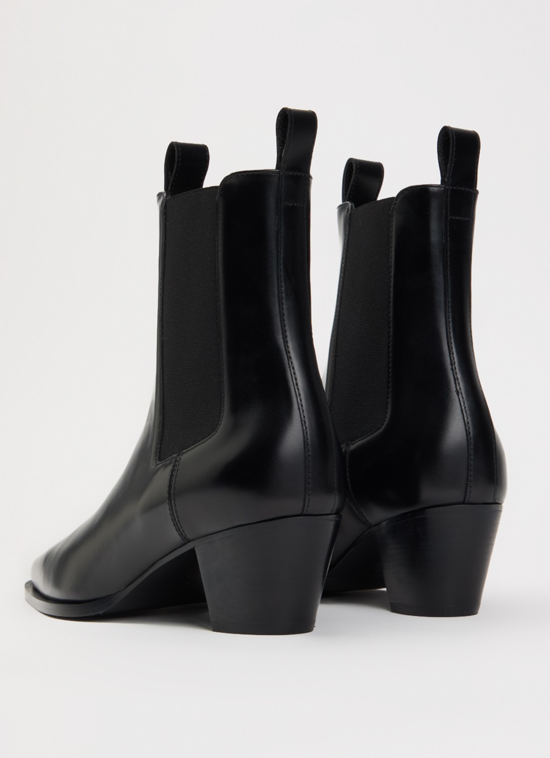 TOTEME Chelsea boot van kalfsleer - achterkant 4 zwart