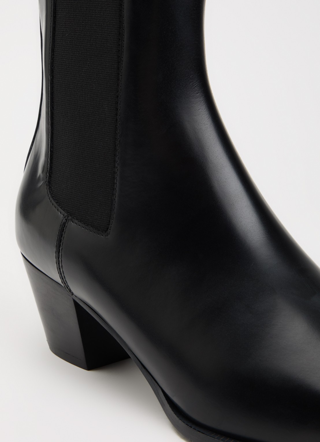 TOTEME Chelsea boot van kalfsleer - detail 3 zwart