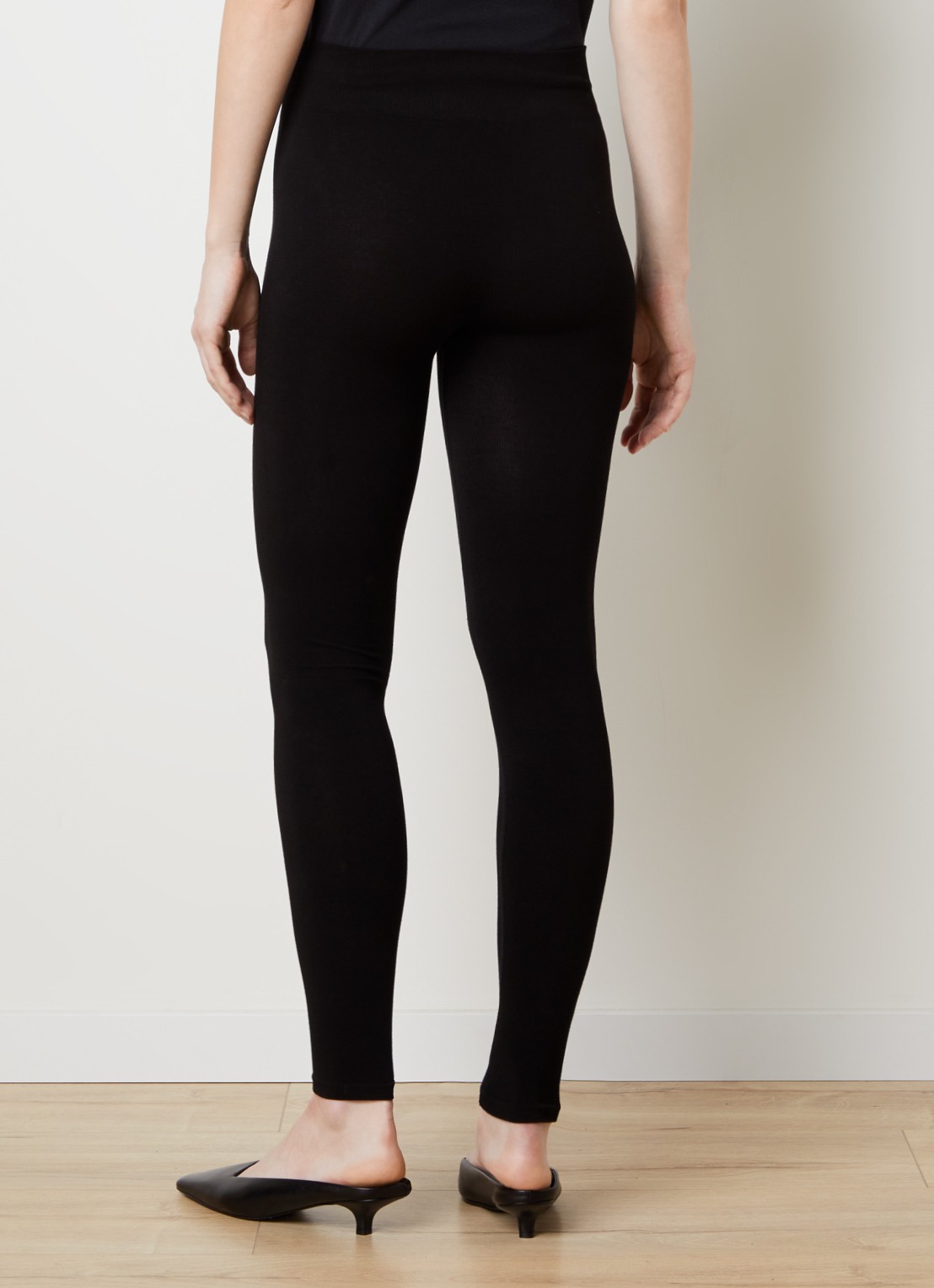TOTEME High waist skinny fit legging - achterkant 3 zwart